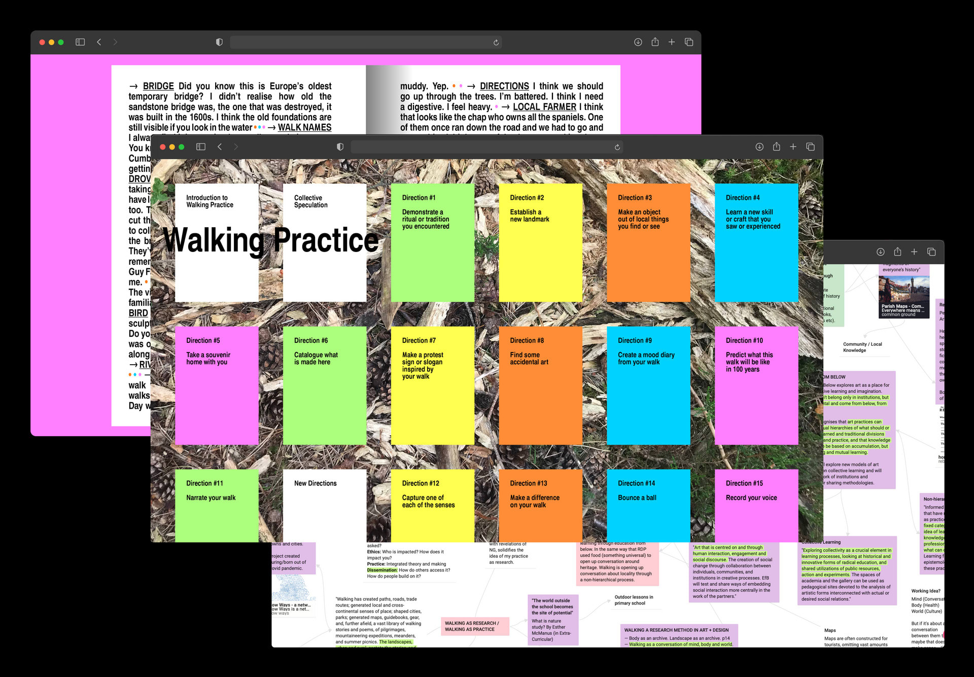 Walking Practice website