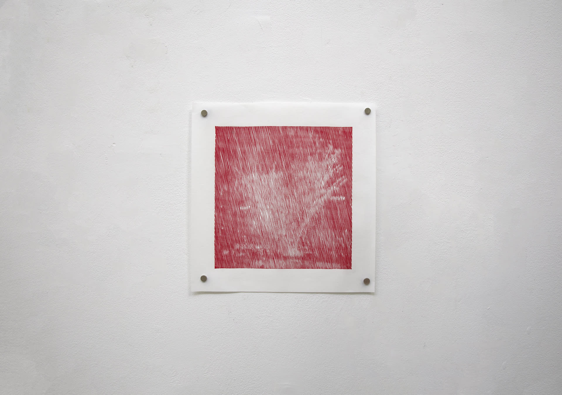  Woodcut, Hand printing with lithography ink on Chinese Xuan paper, 29cm x 29cm