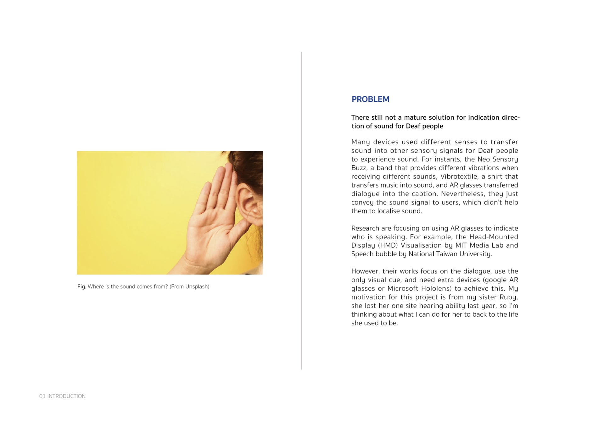 Problem - Sound Localisation and Engagement for Deaf People, media item 1