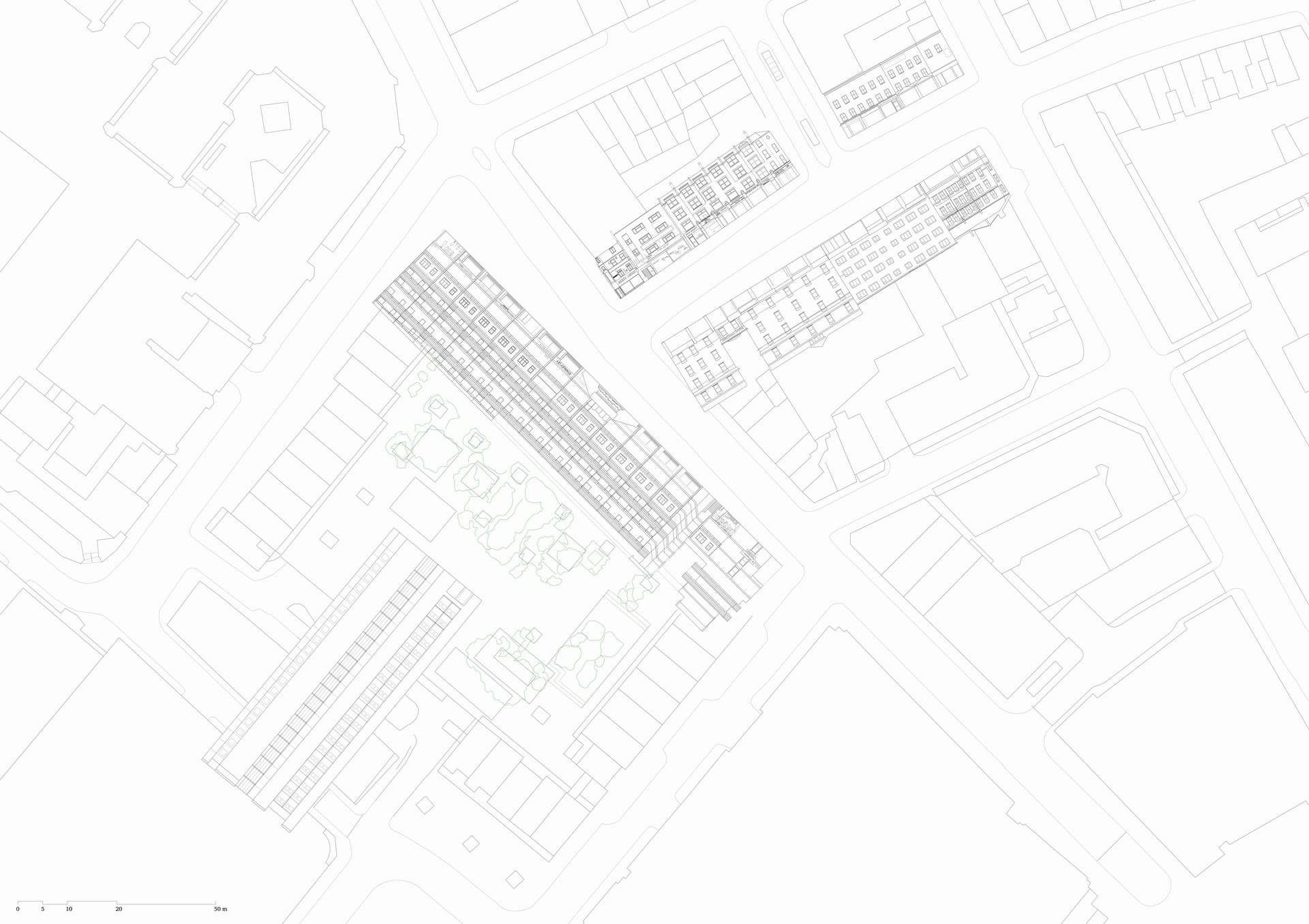 Site plan of Spitalfields