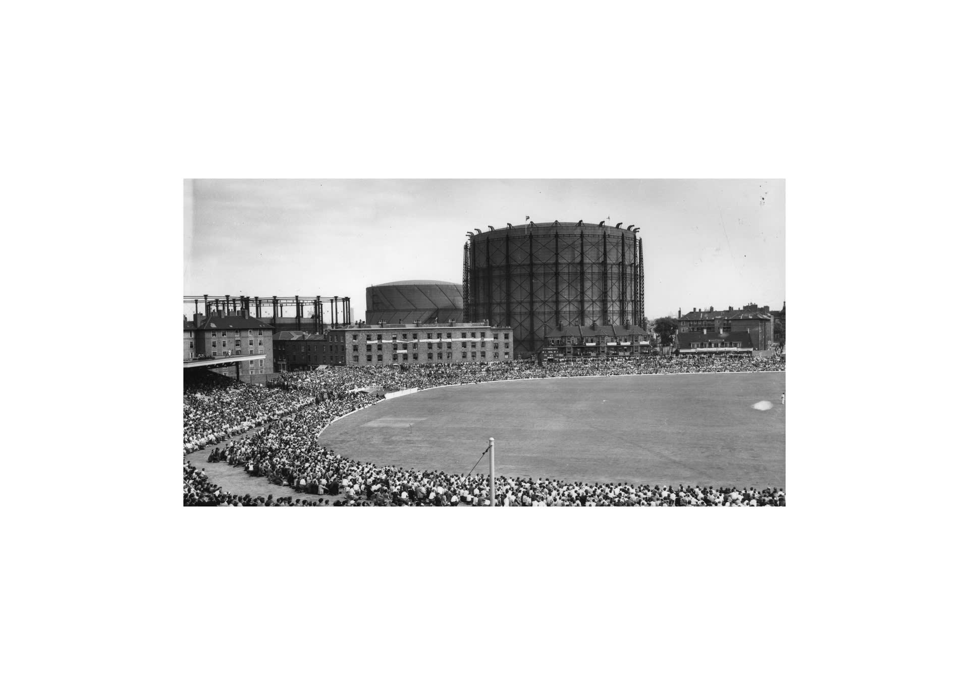Sports and Urban Spectatorship: The surrounding buildings become the viewing stands to overlook Oval Cricket Ground, London