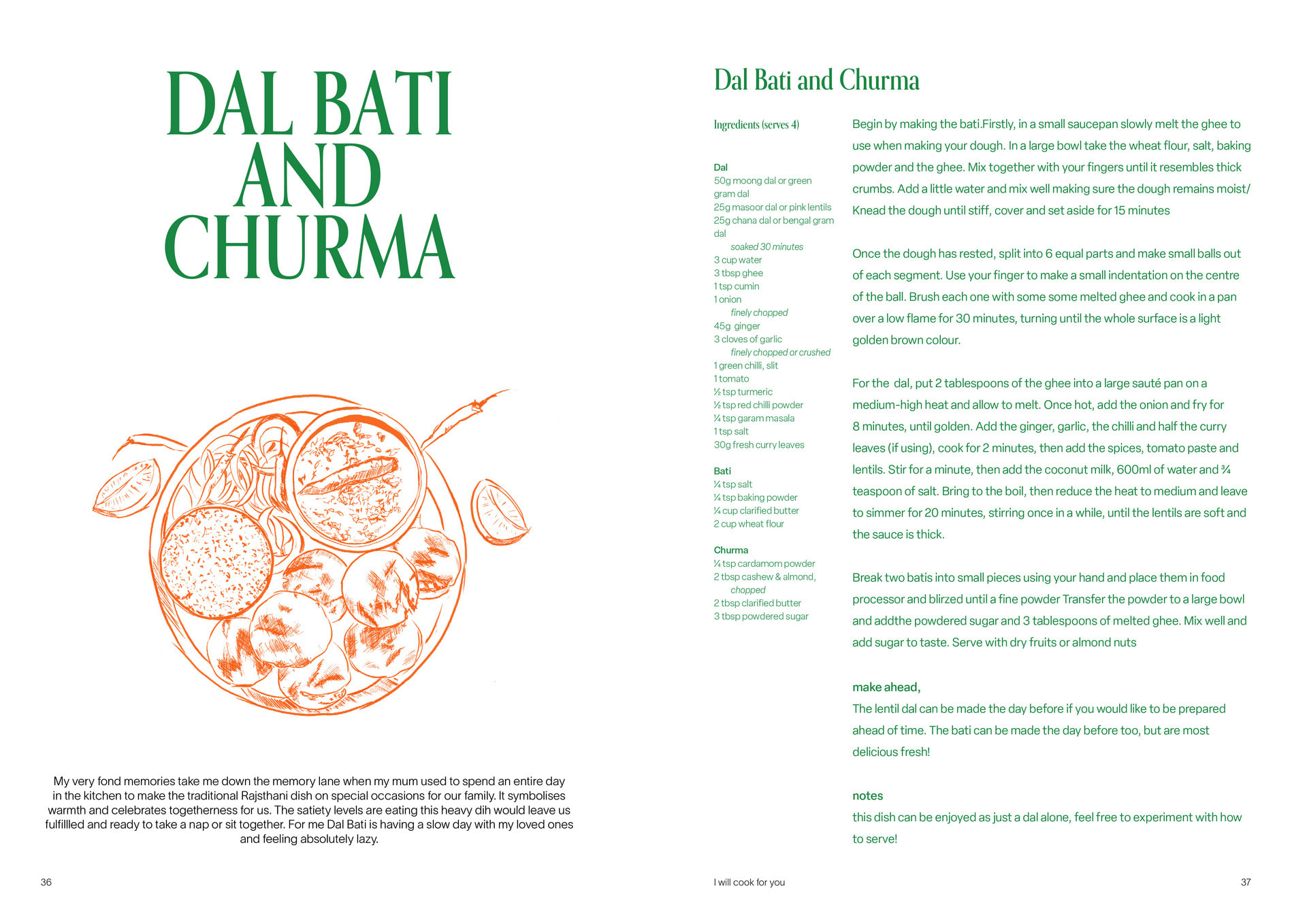 Dal Bati and Churma