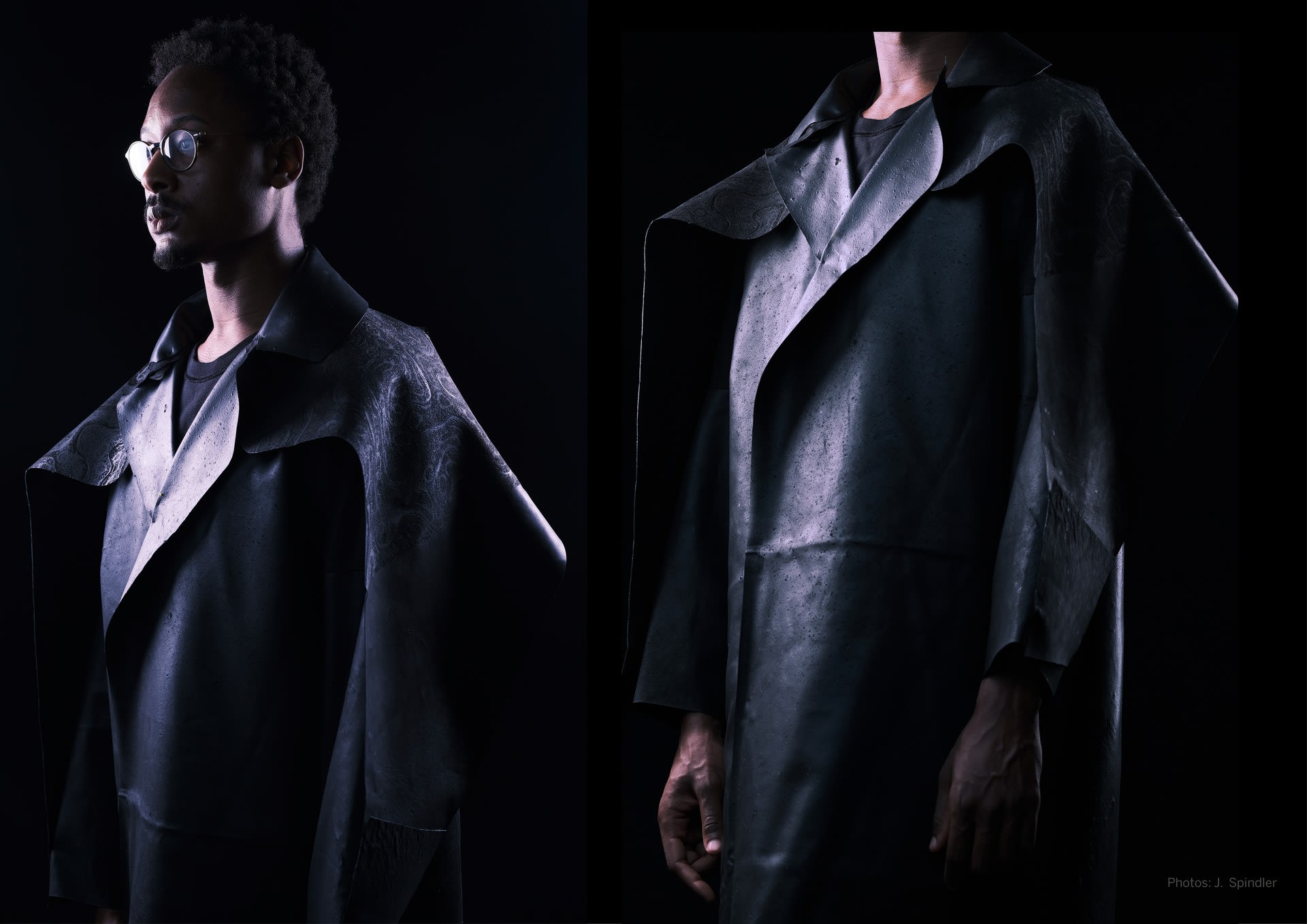 Algae leather coat