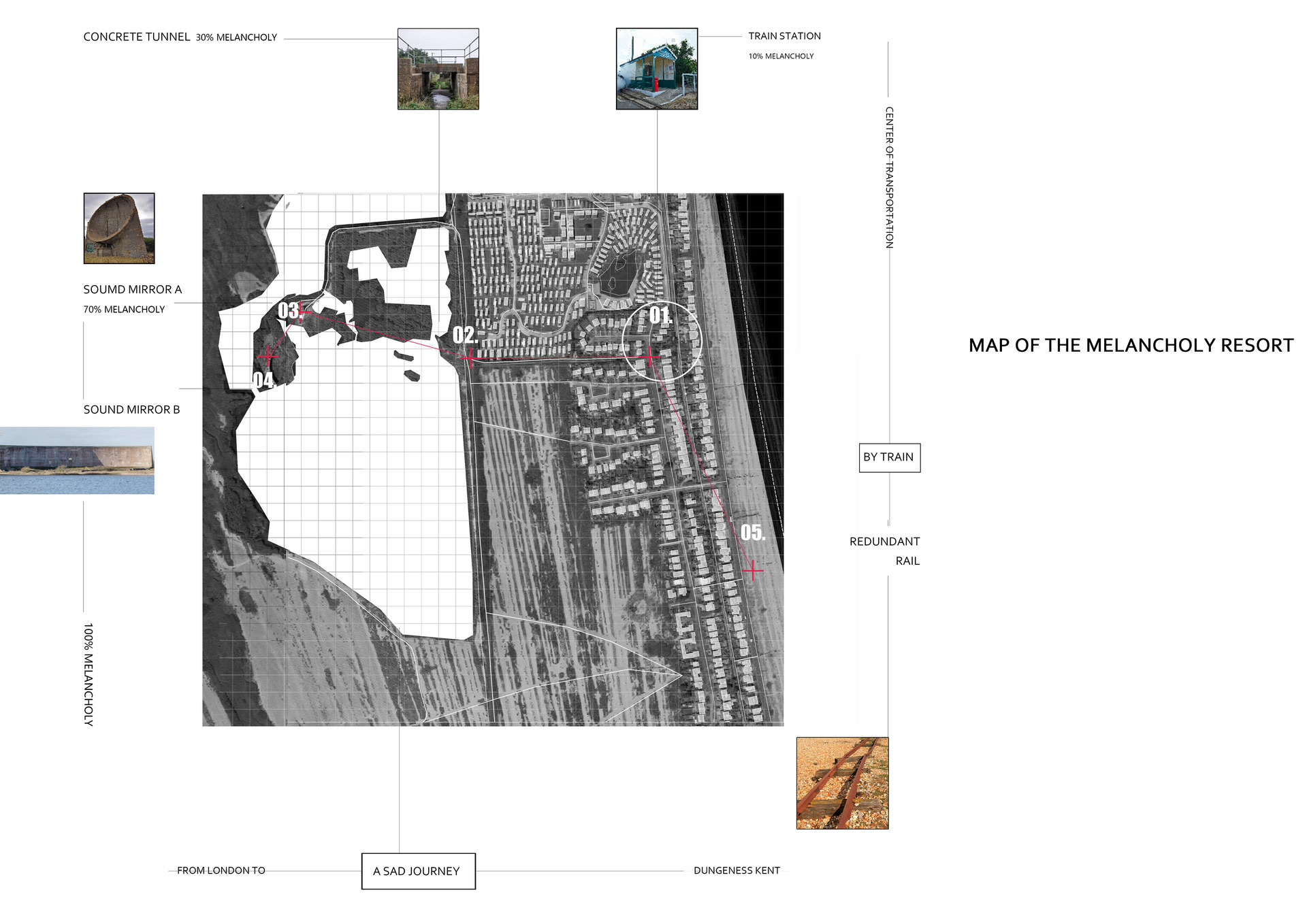 Map of the journey