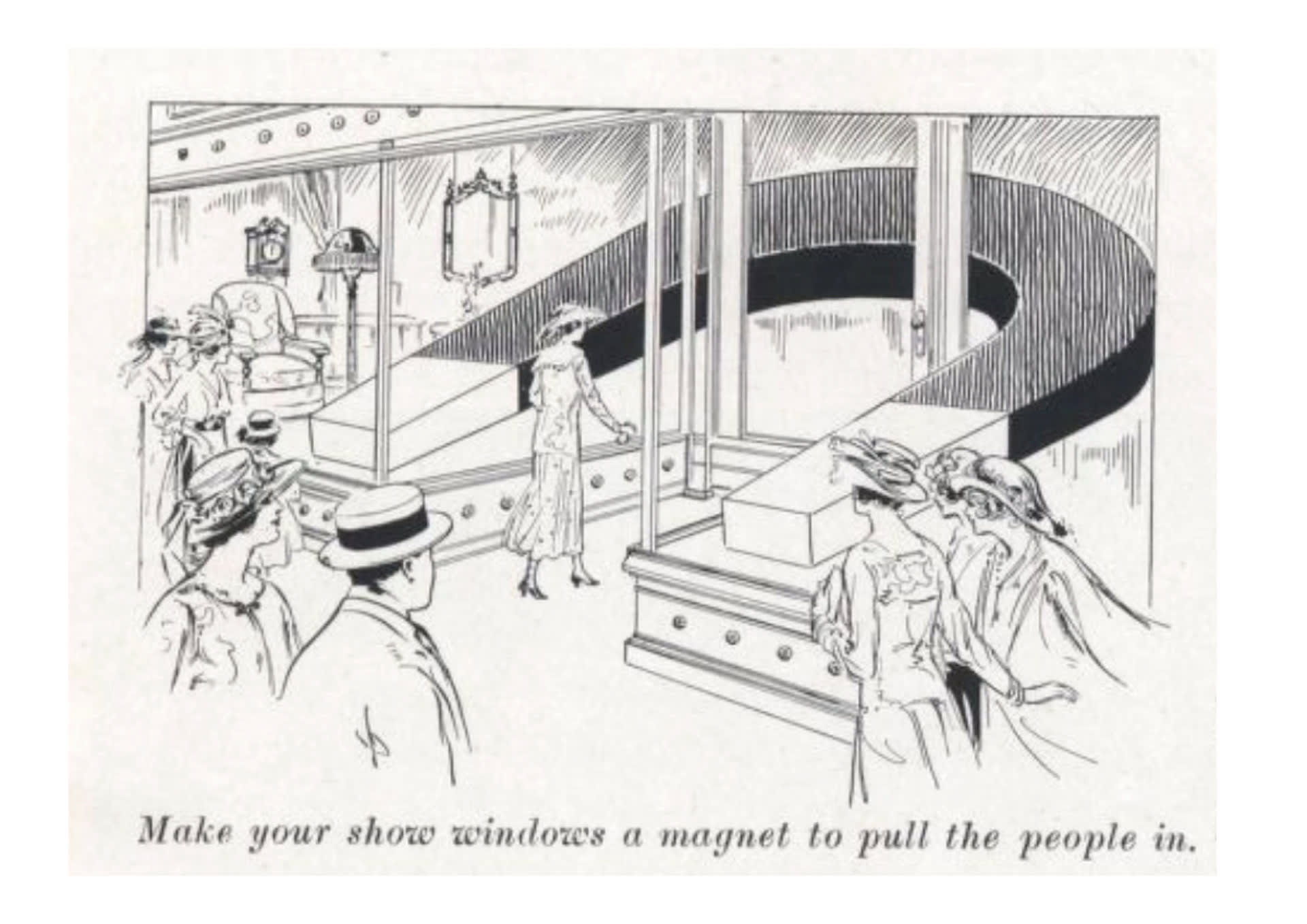 Scan from the book ‘Getting People In’ by Zouri Drawn Metals Co.