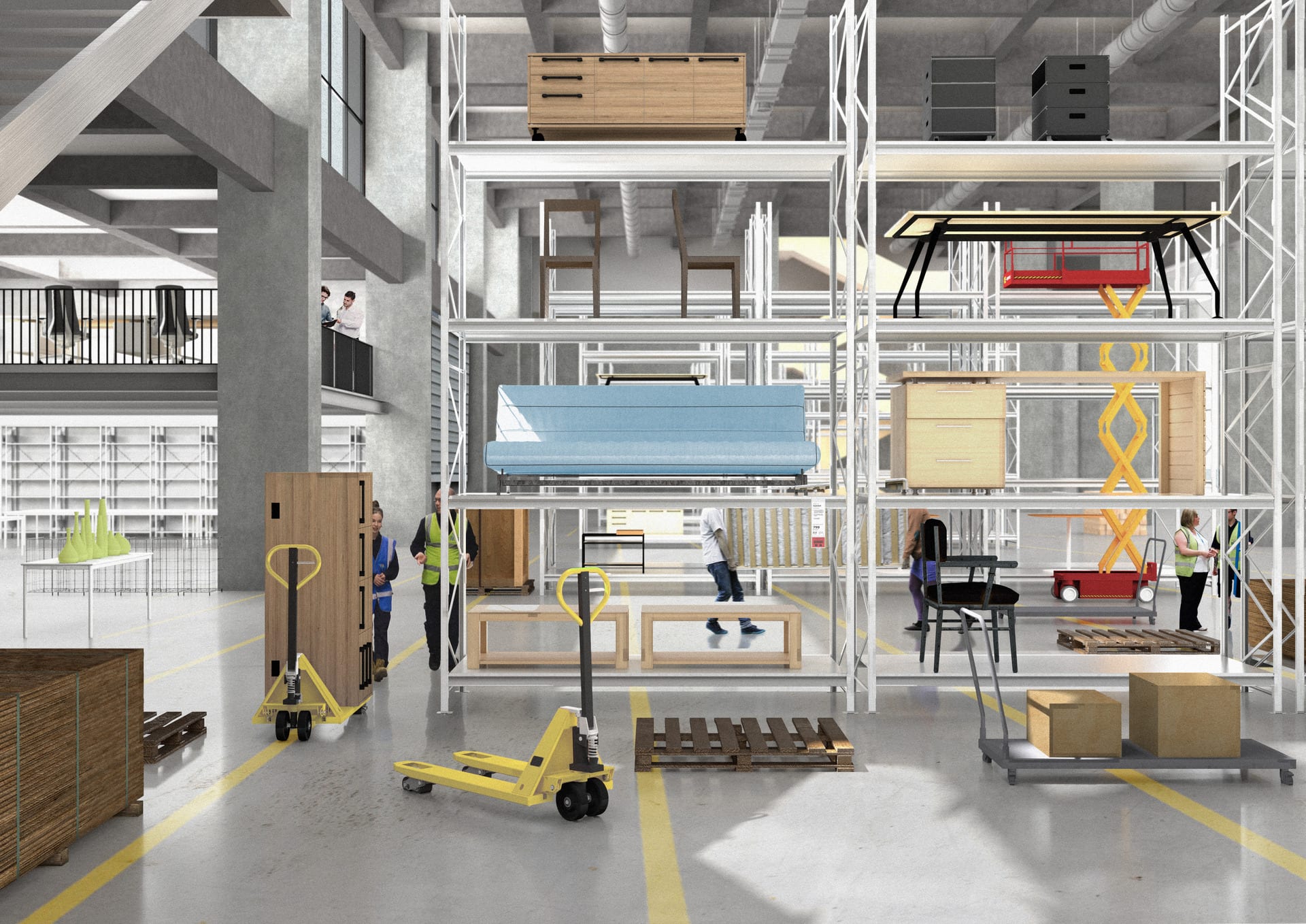 The materials warehouse