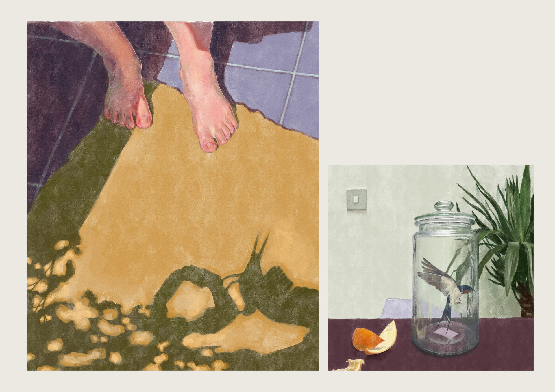 Diptych: Aquarium and Aviary, media item 8