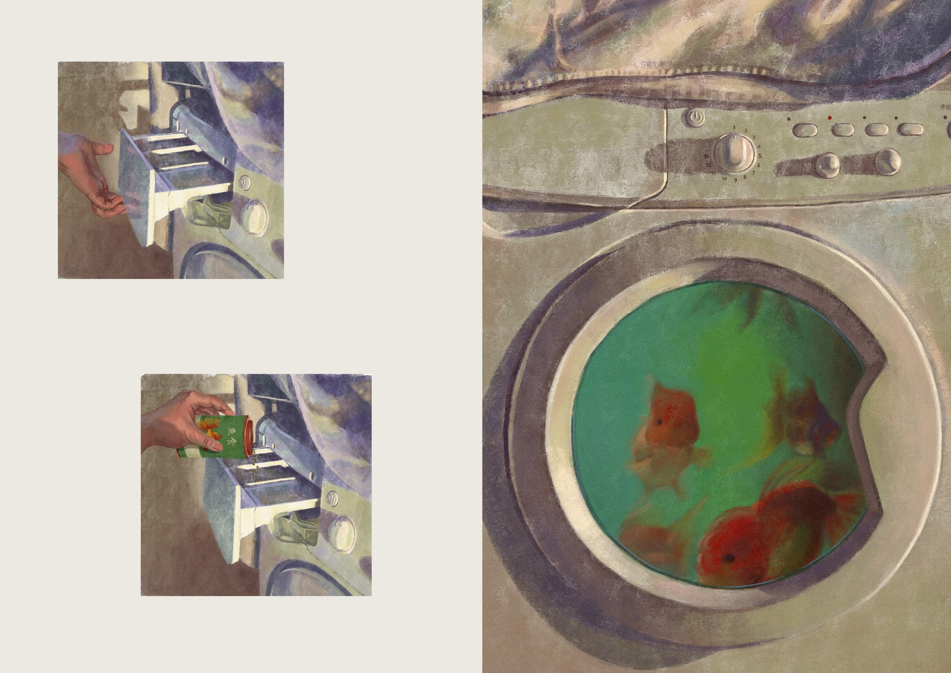 Diptych: Aquarium and Aviary, media item 4