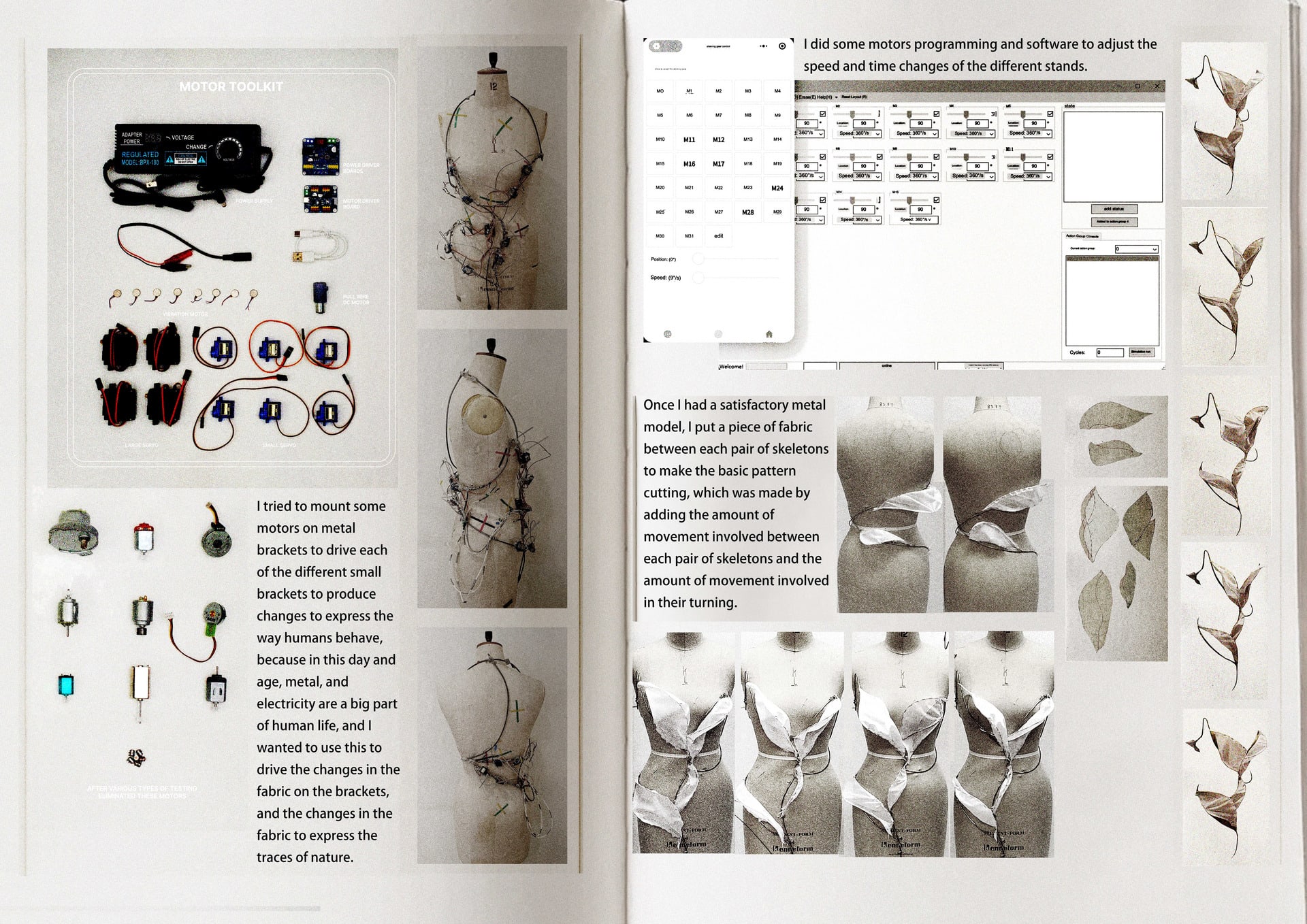 Engine installation and programming to drive the metal skeleton changes.