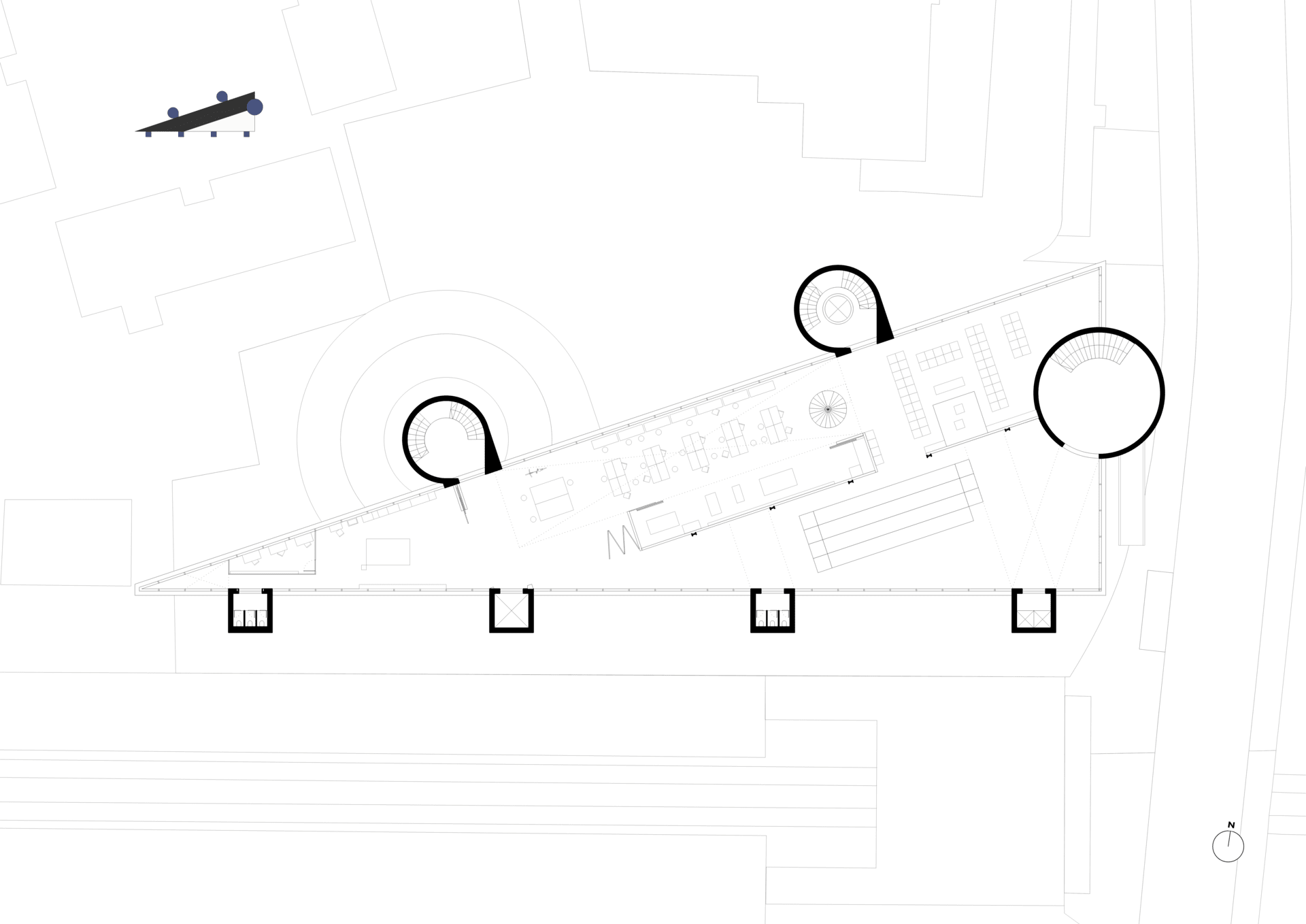 Becontree Services Level 1 Plan 1:250