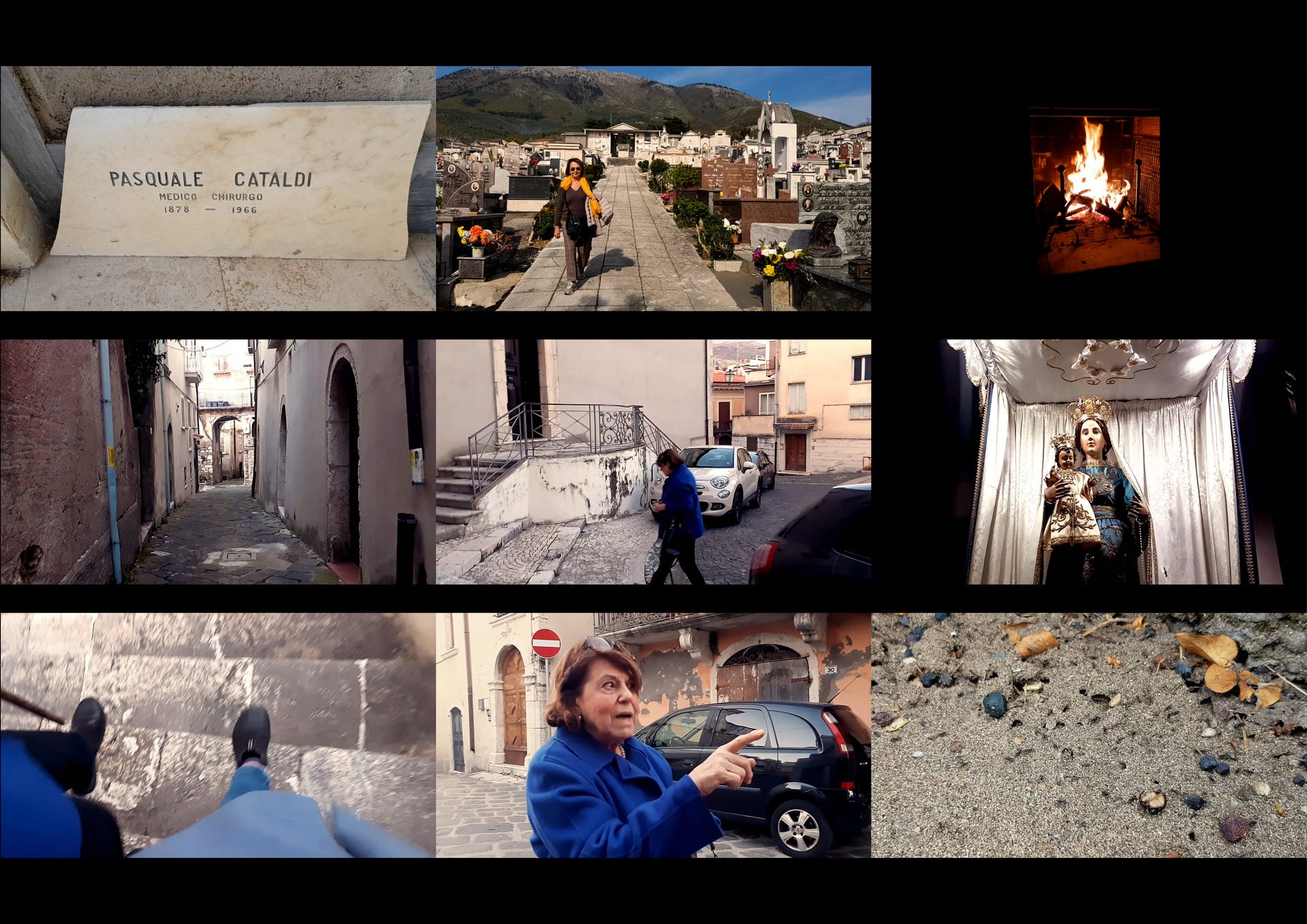 sequence of 9 still frames from the film