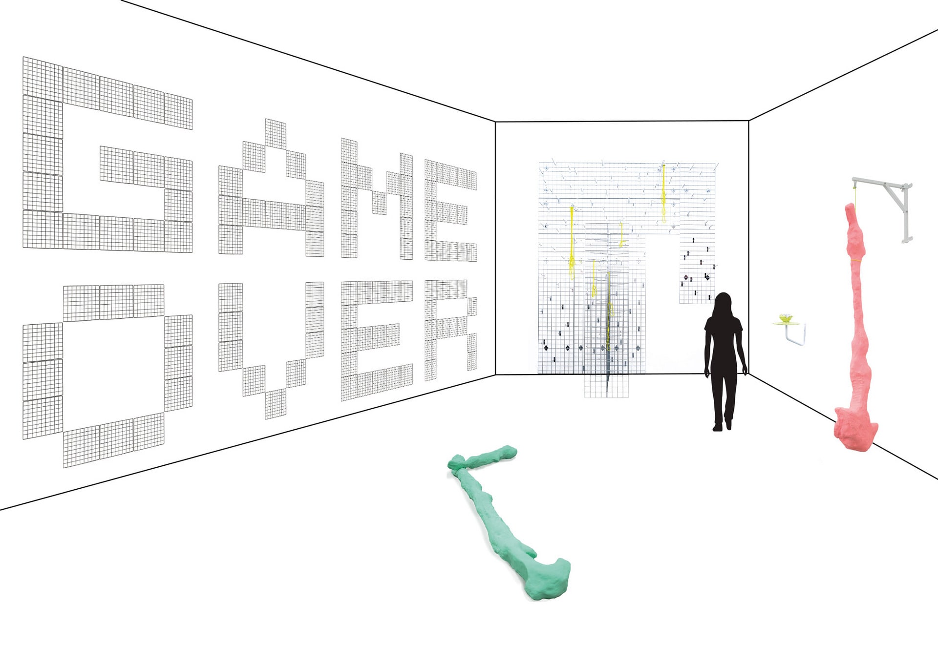 Game Over project - Speculative installation