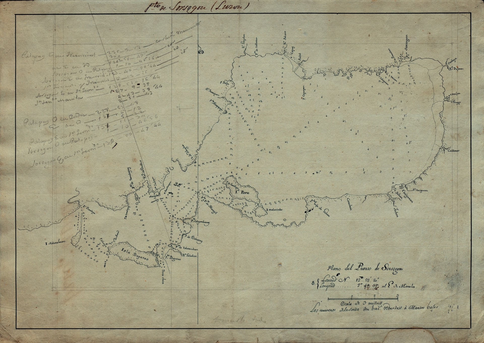 Plano del Puerto de Sorgoson