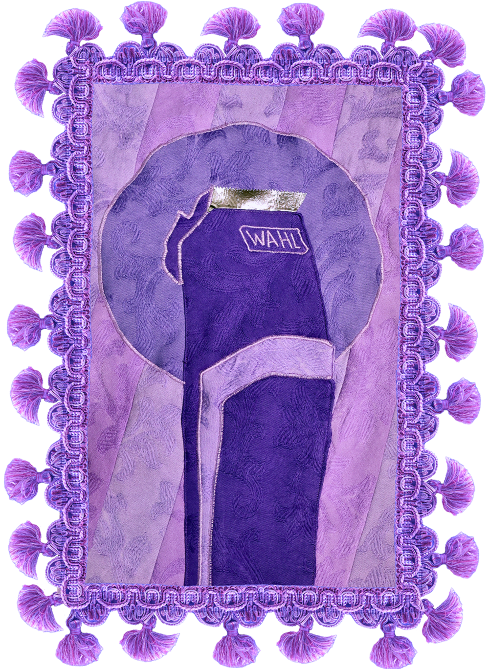 purple applique image of Wahl clippers 