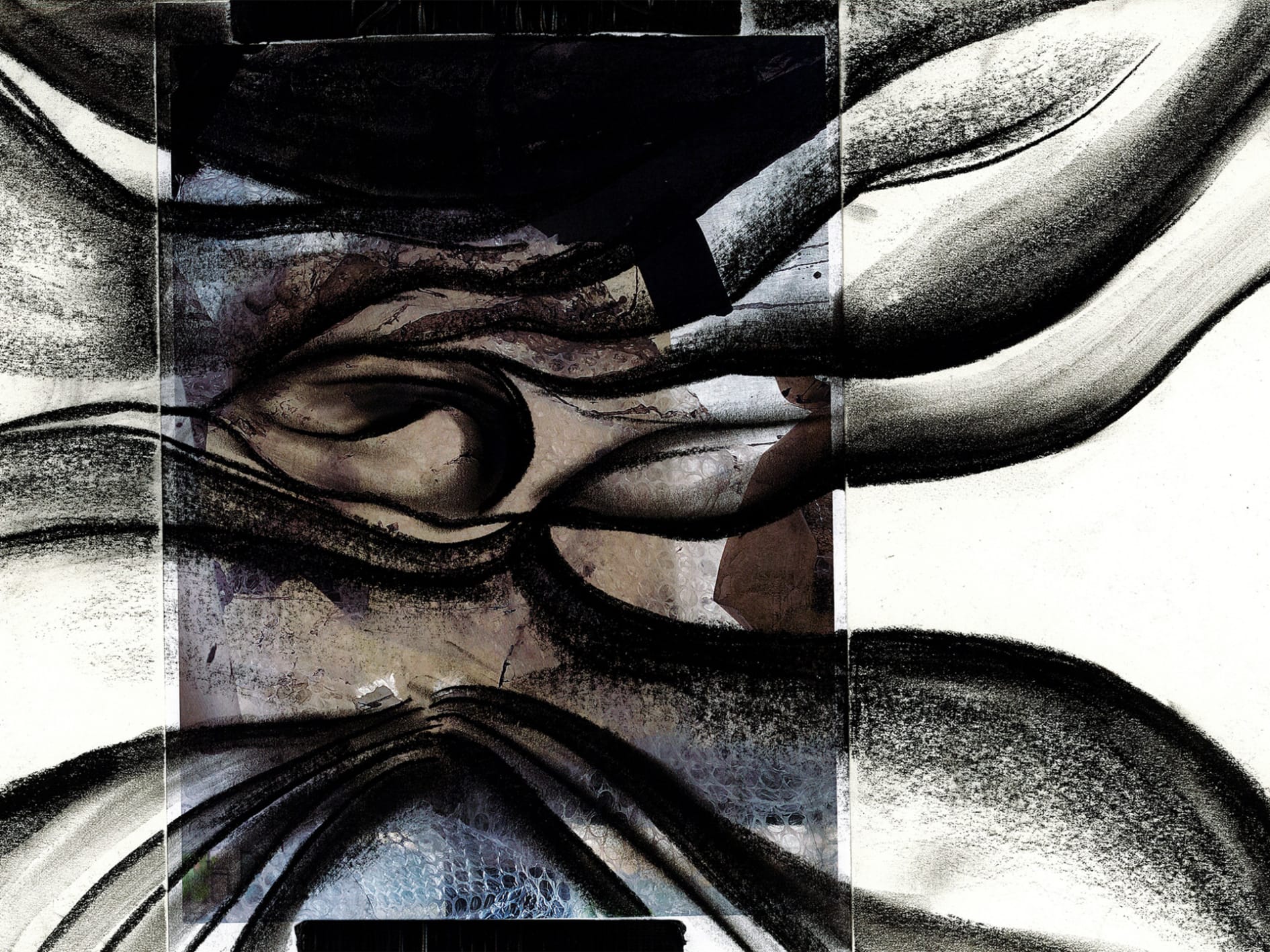 self expression drawing out of charcoal 