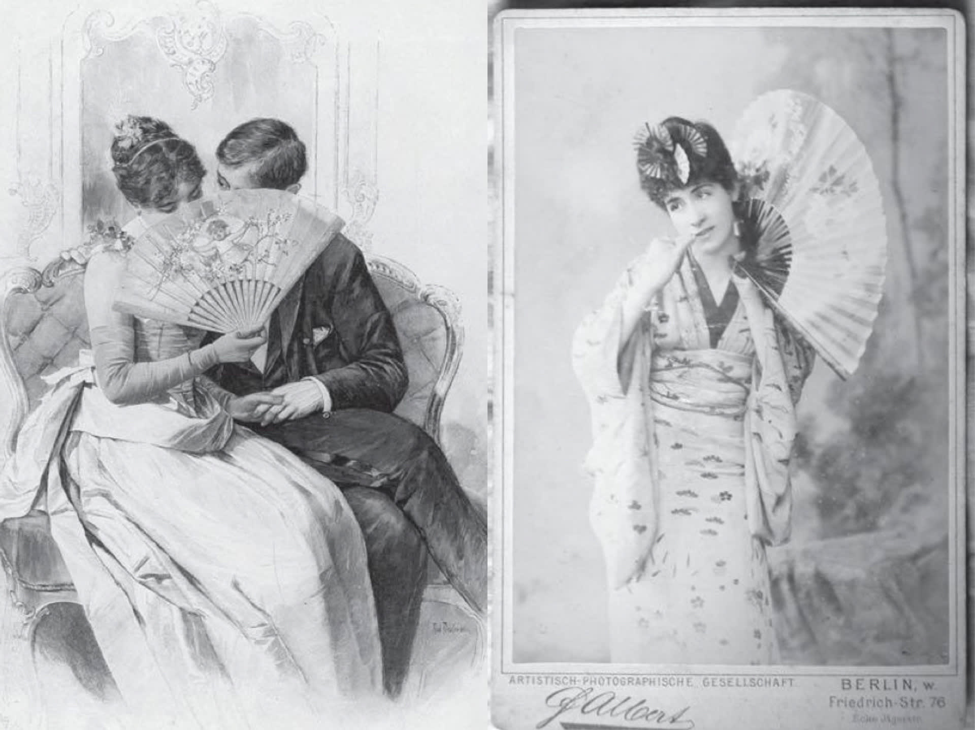 The representations of fan's etiquette in the late 19th century
