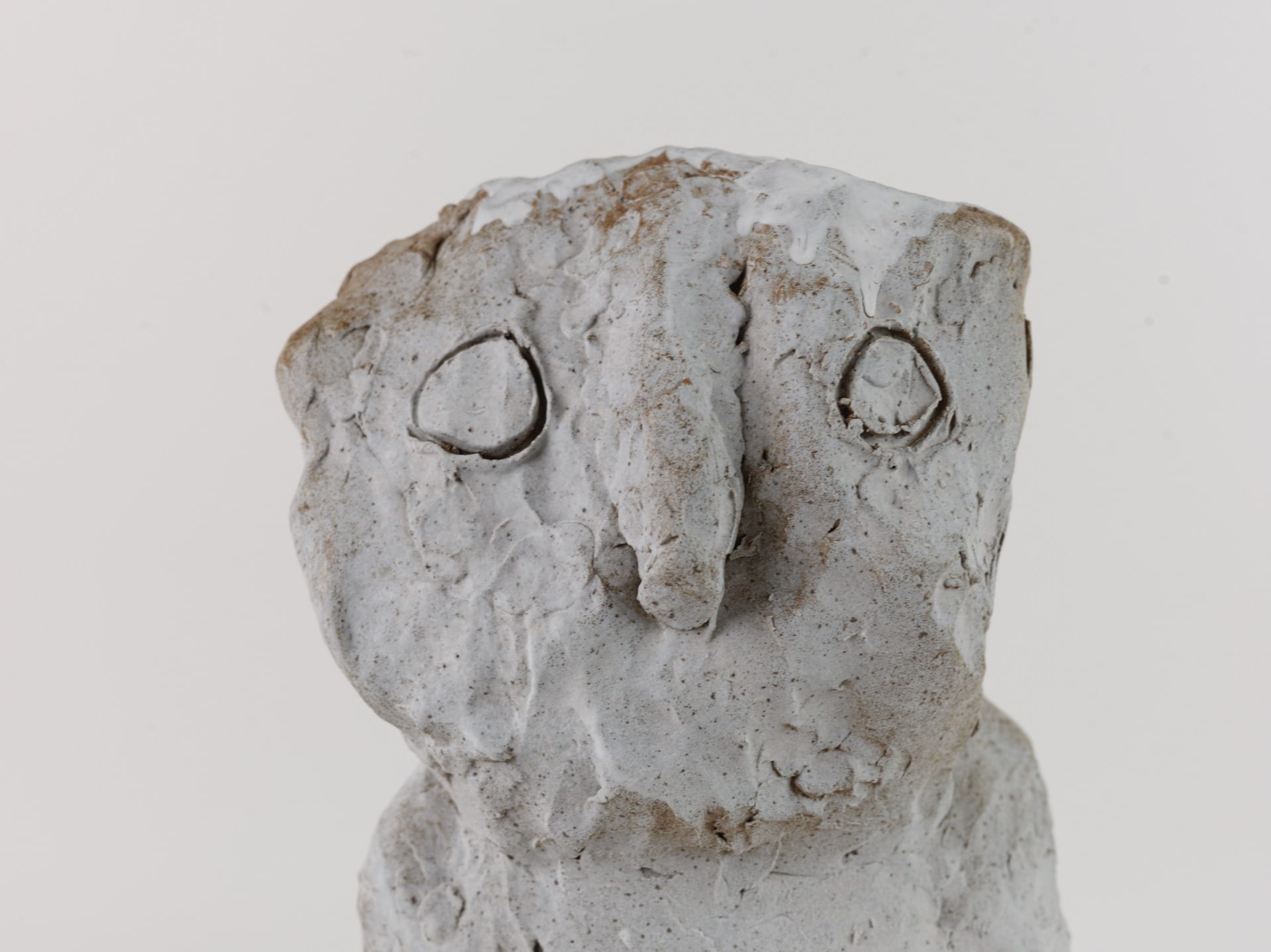 Detail on the face