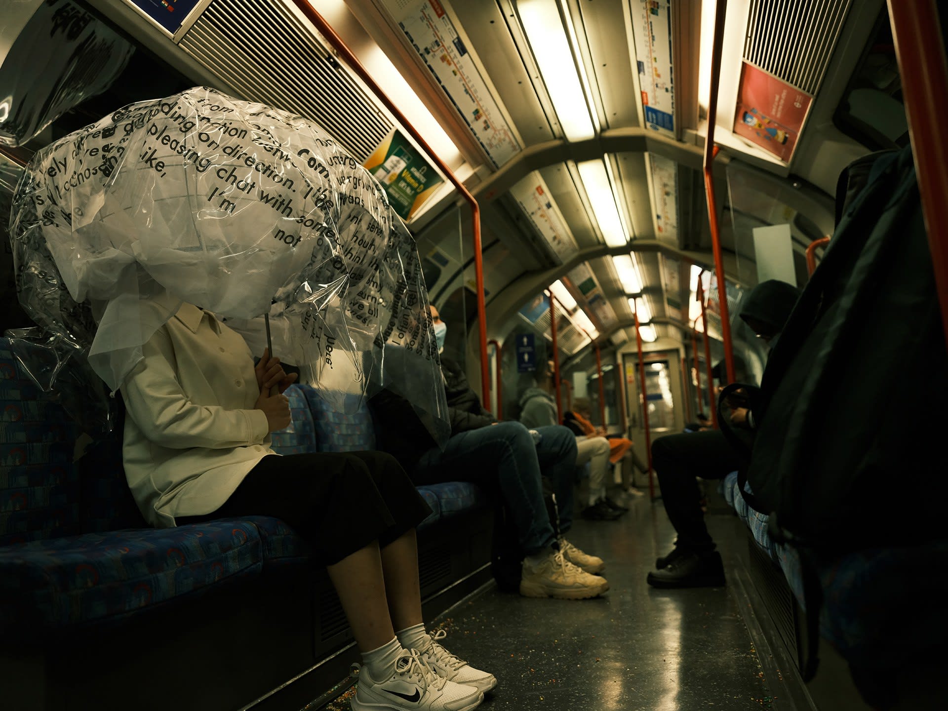 'Commute' on the Piccadilly Line, London, 2021