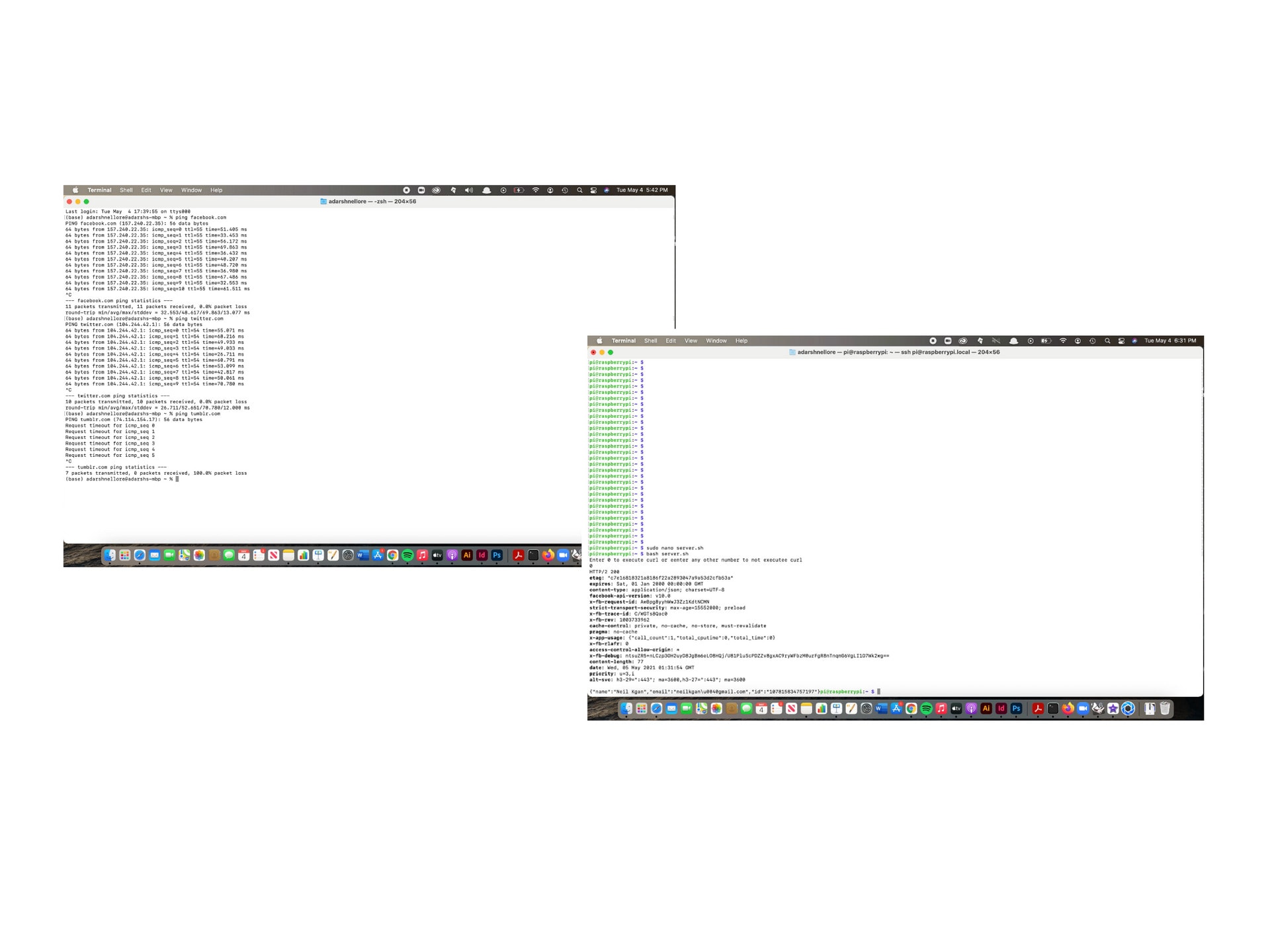 Accessing Data Streams