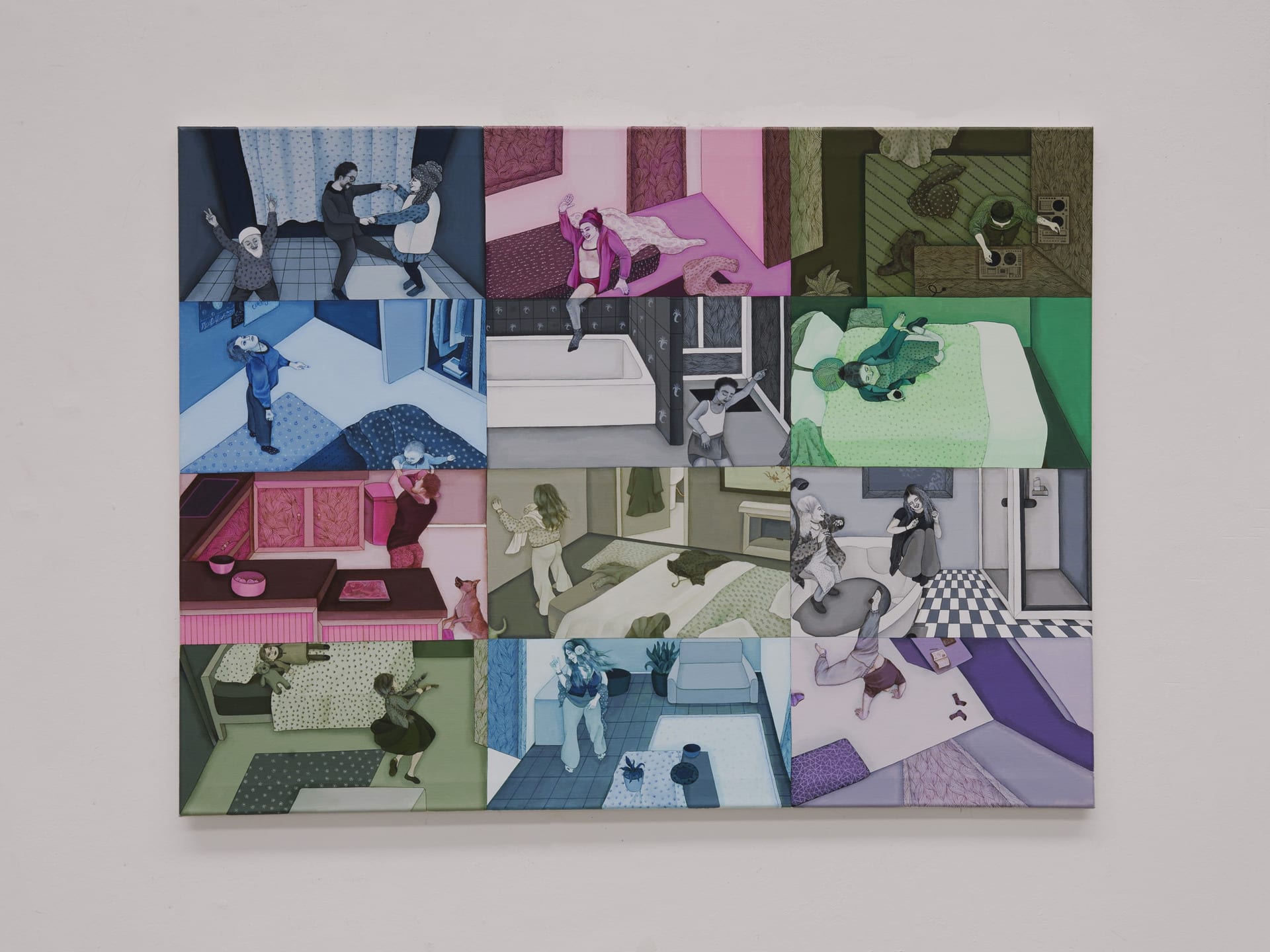 surveillance camera paintings