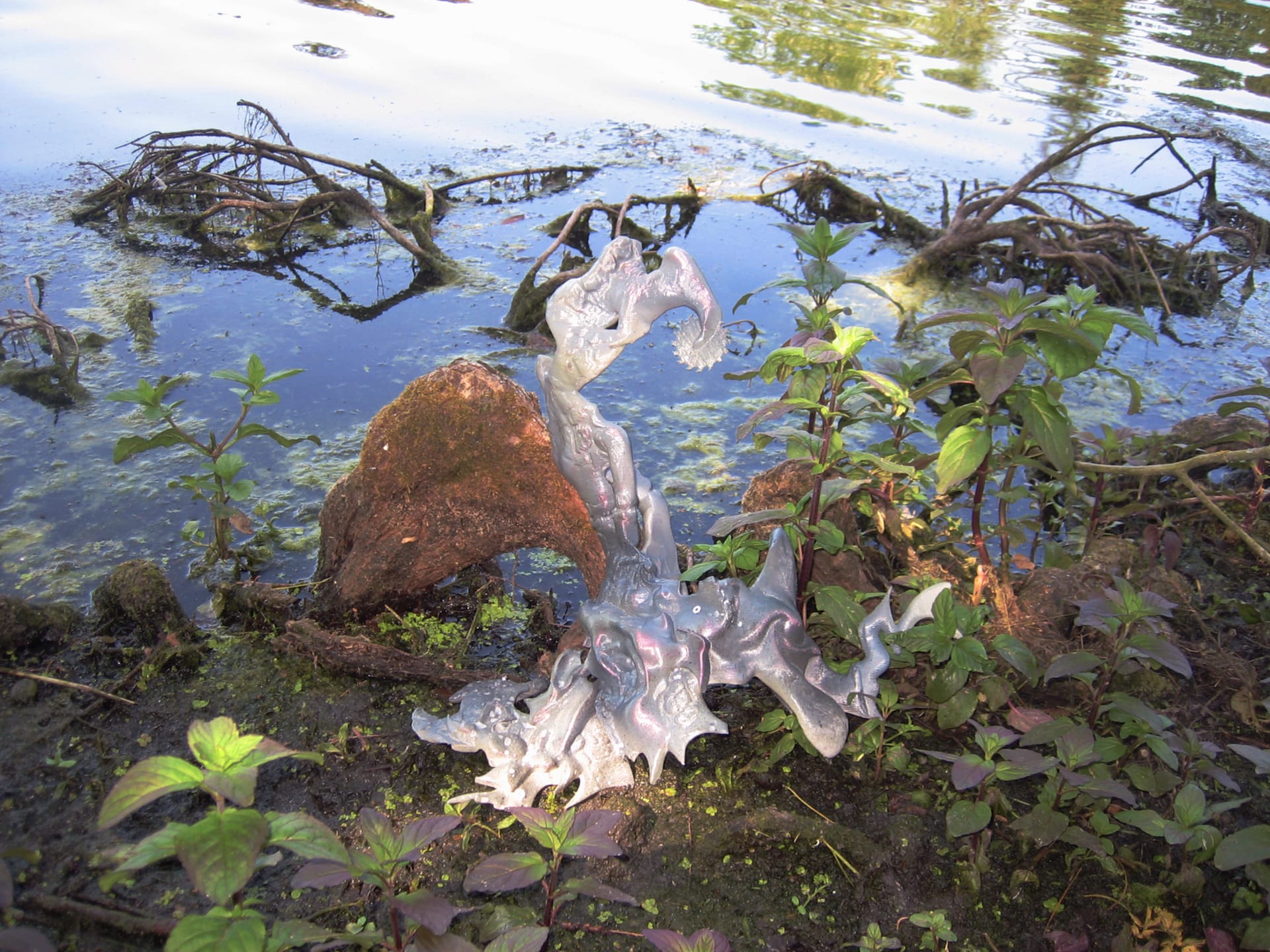 Combining raw materials from nature with technology in an alchemical way.