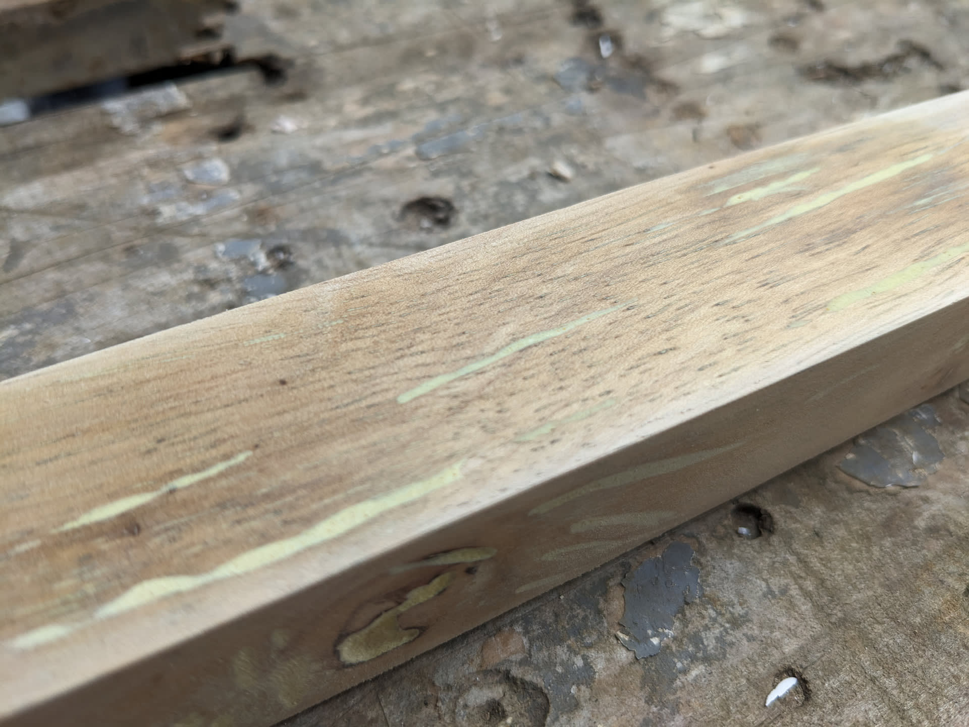 Turmeric Filled Wood