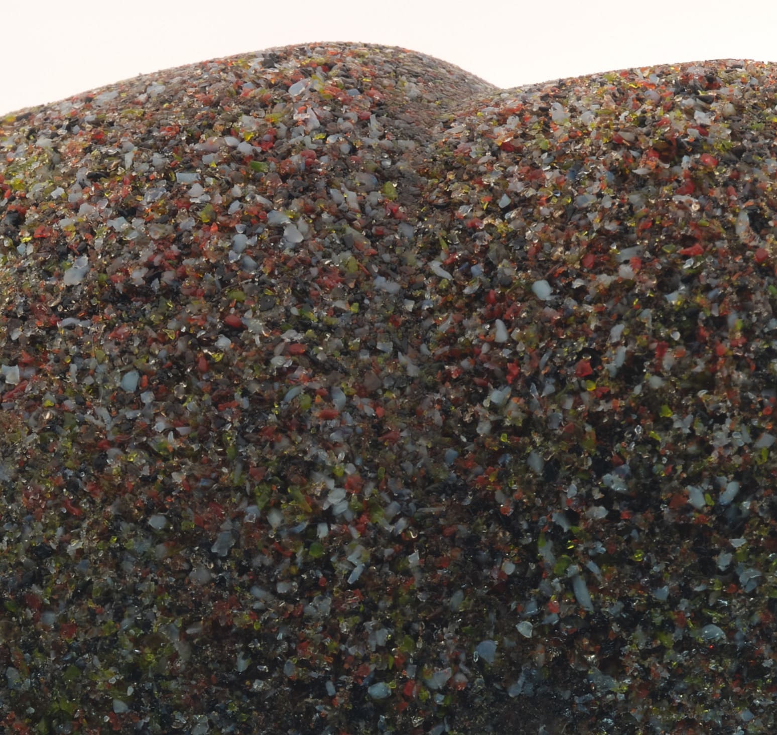 upclose image of glass frit