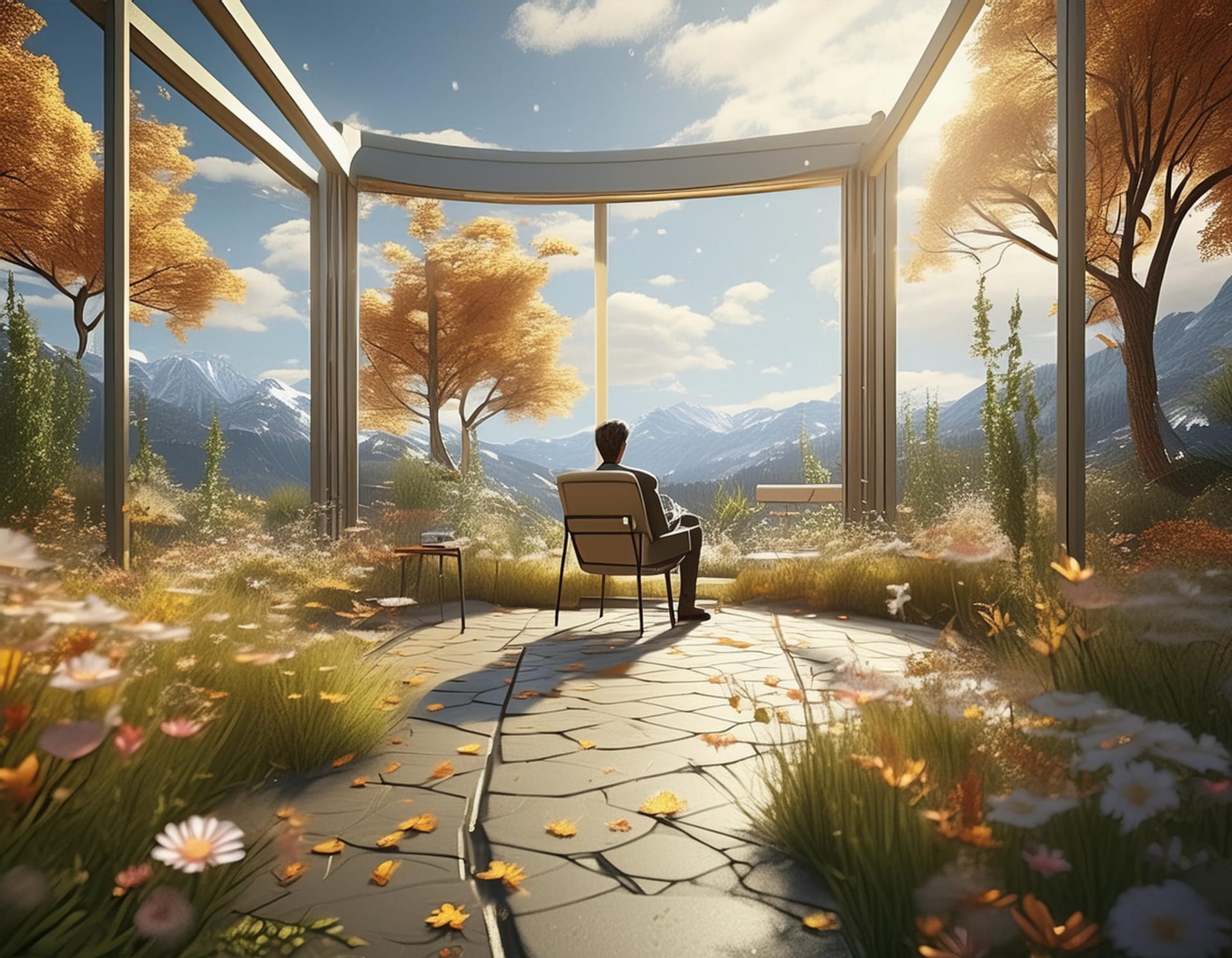 waiting room with calm atmosphere waiting room with calm atmosphere