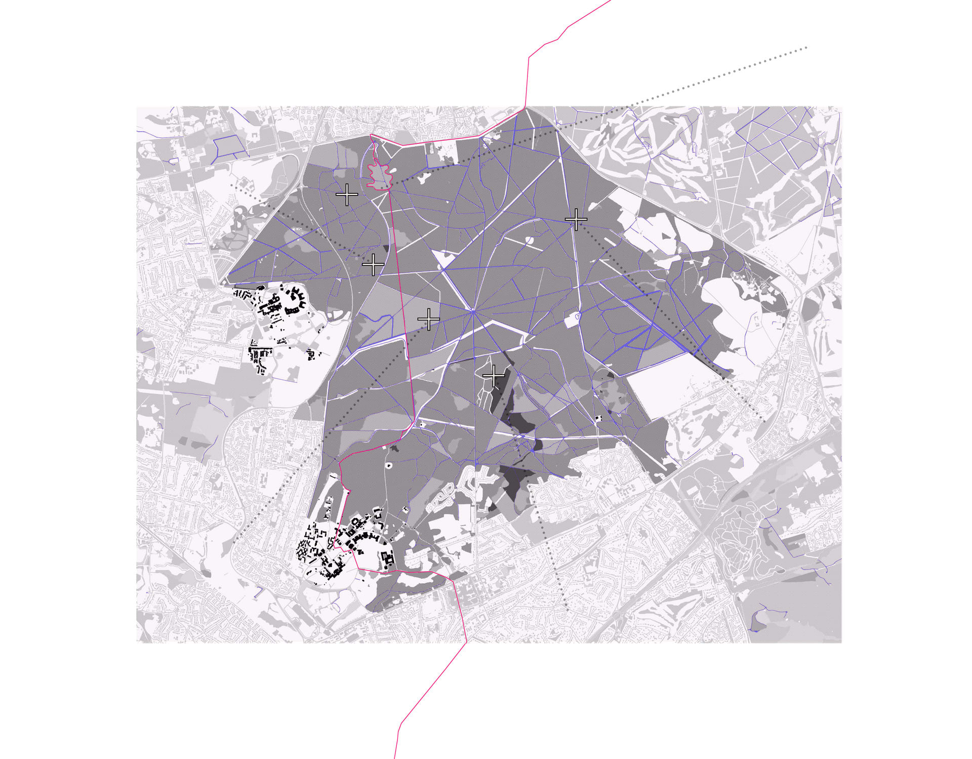 map of swinley forest