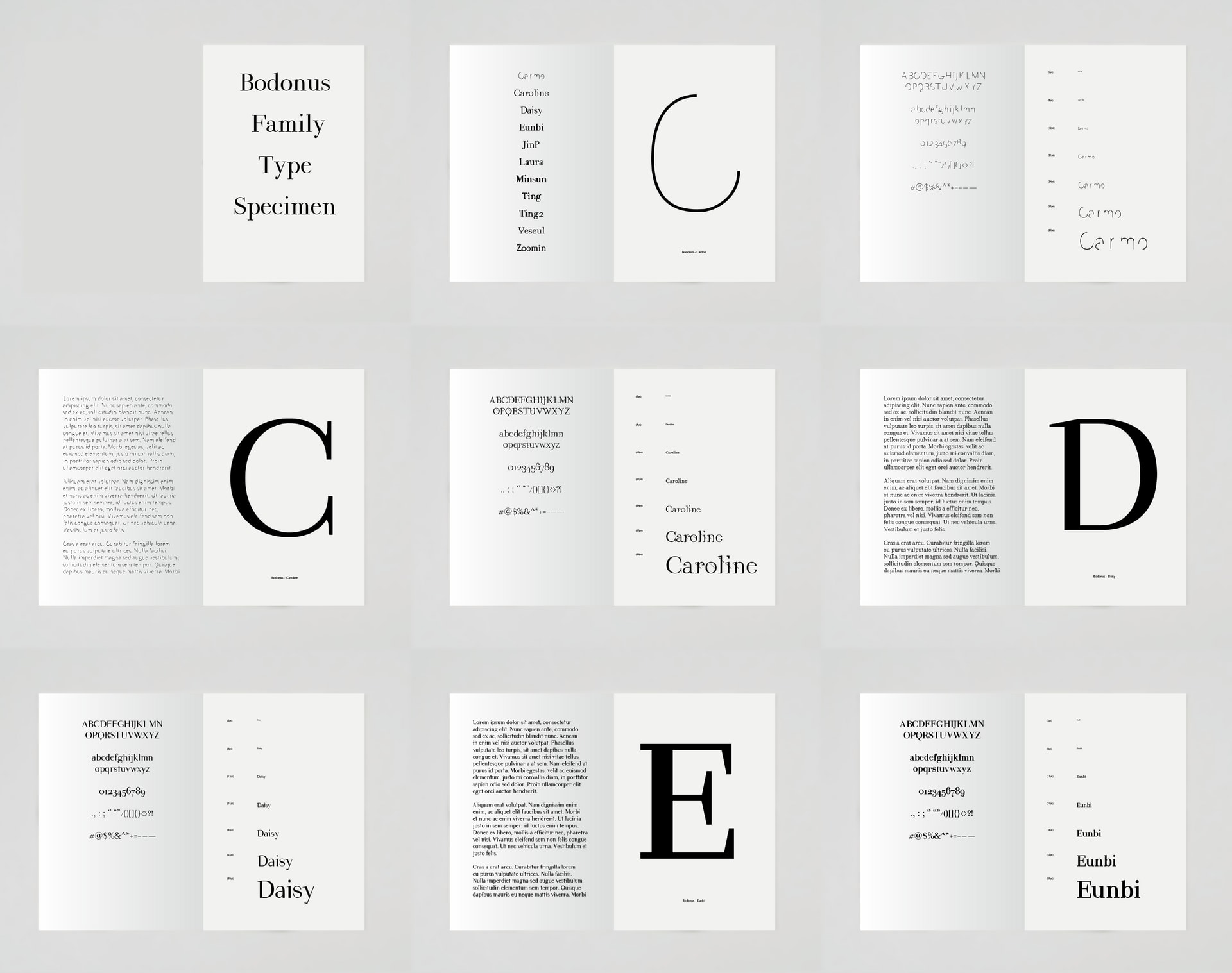 Bodonus Type Specimen