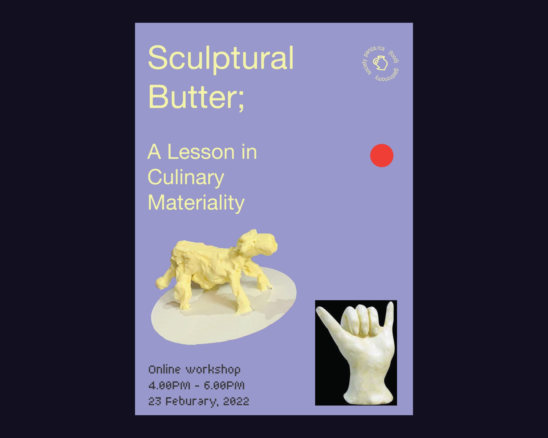 Sculptural Butter Poster