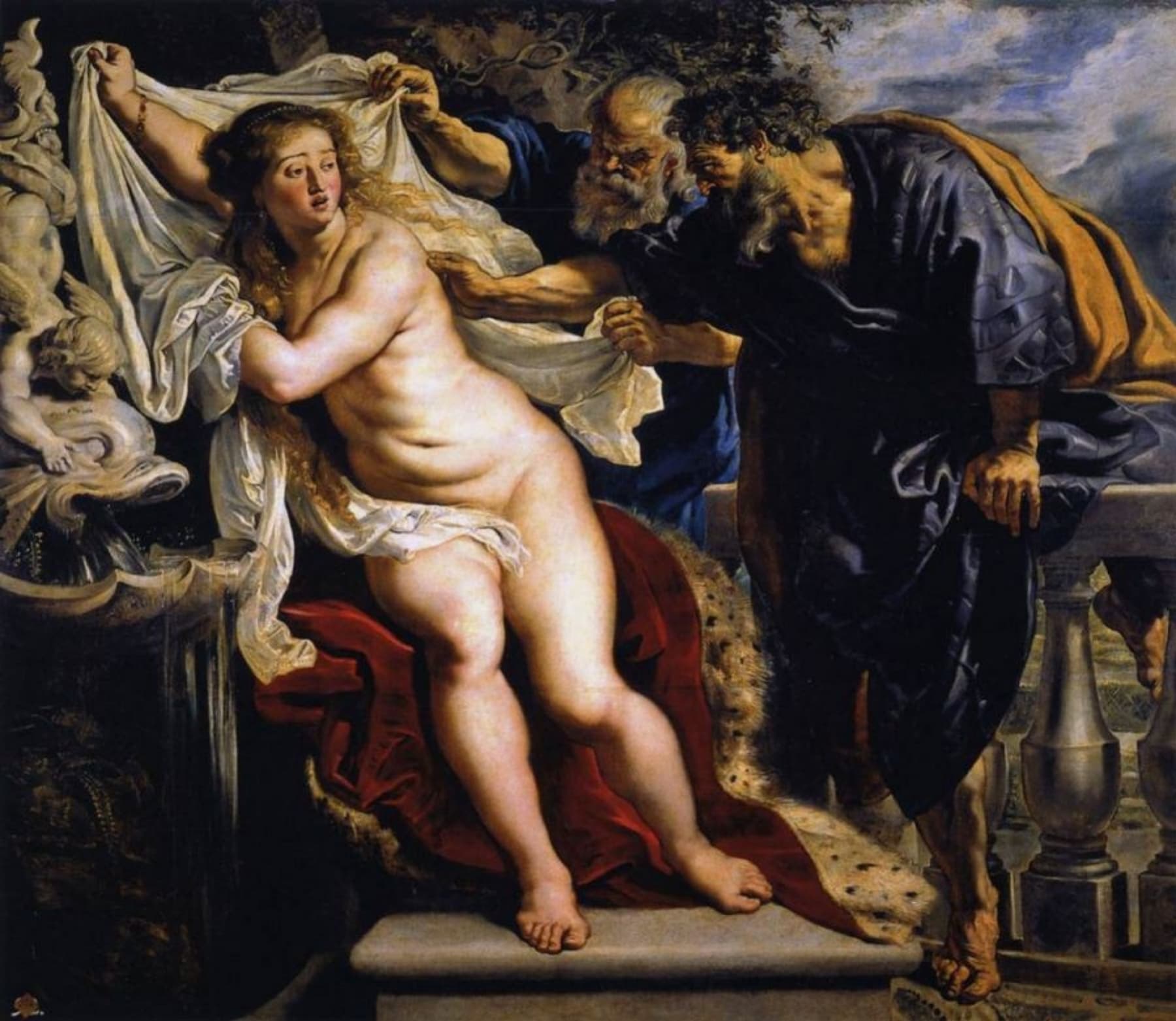 Susanna harassed by the Elders (Daniel 13:1-63)