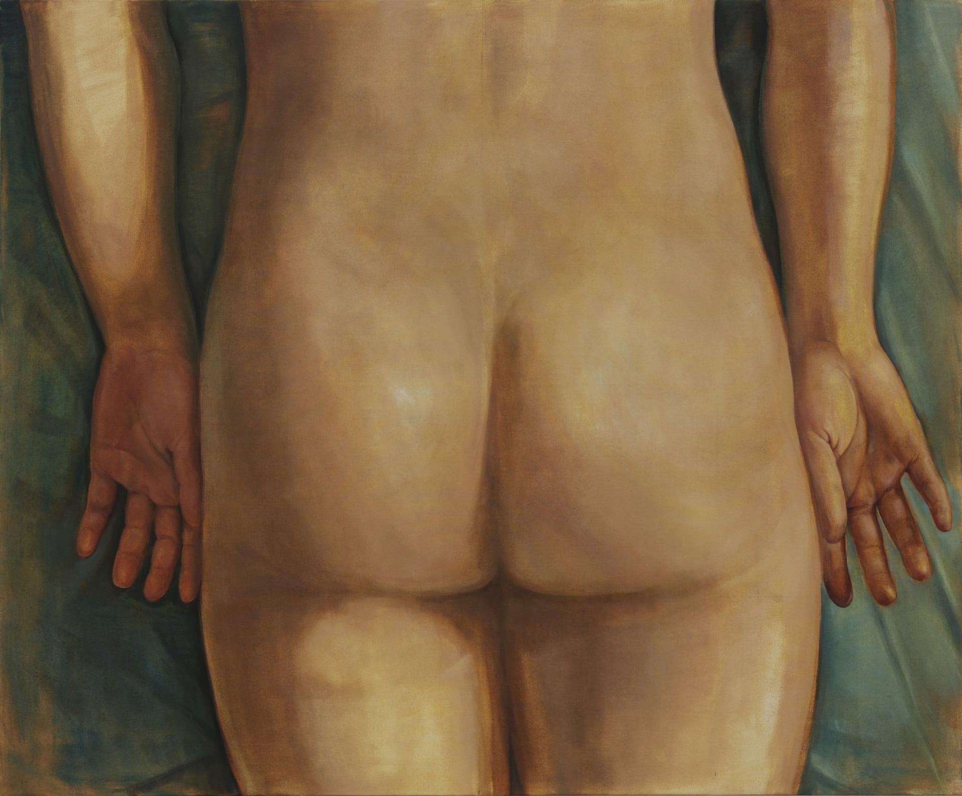 Image of a painting of a male nude