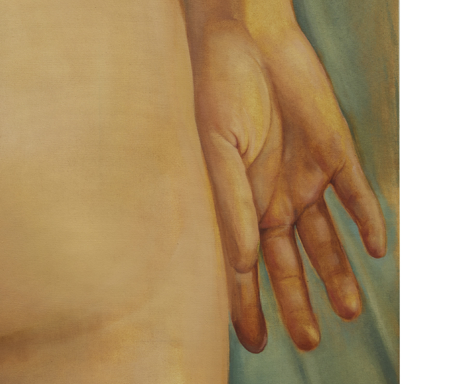 detail of hand