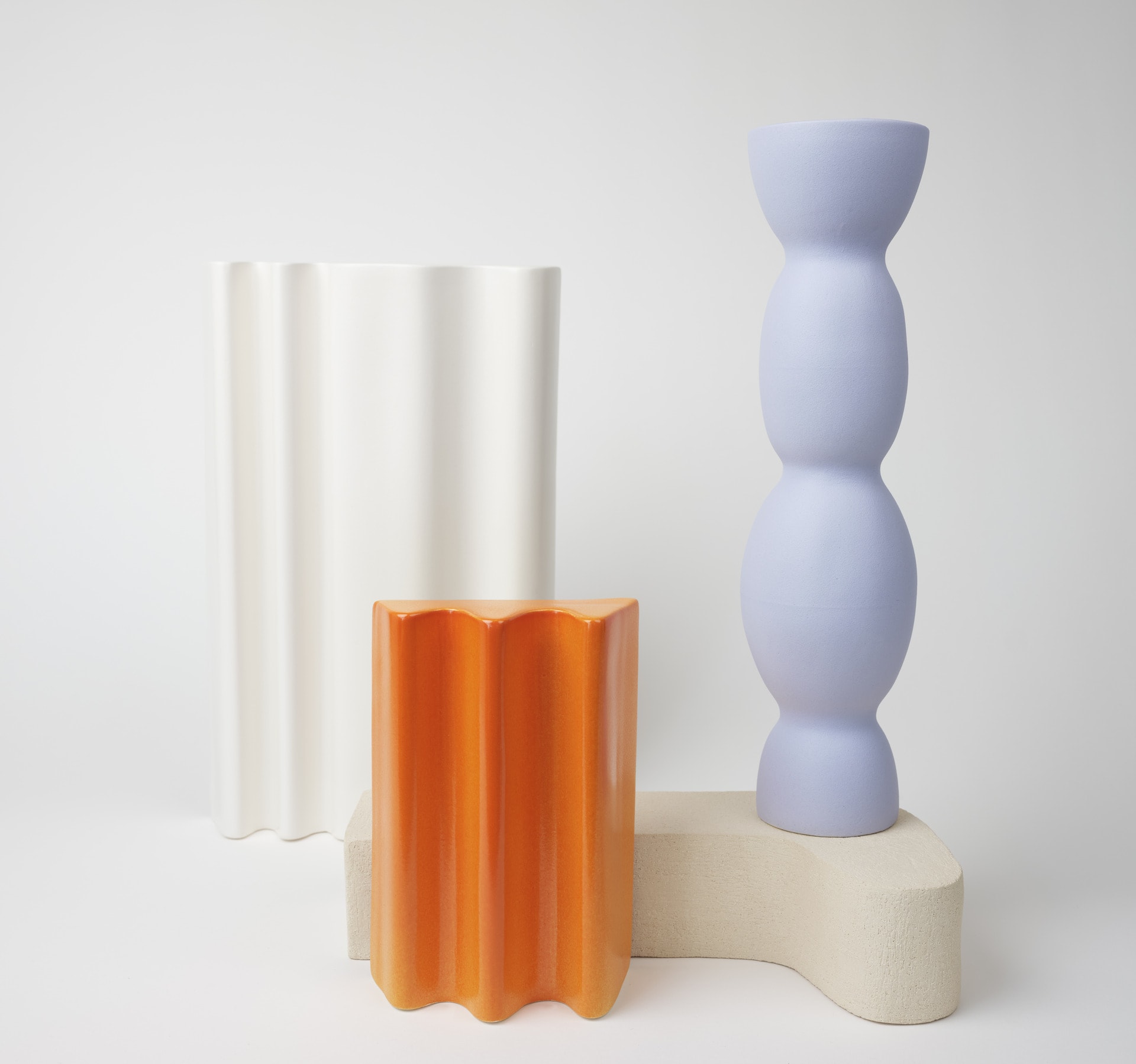 Earthenware, porcelain, glaze
