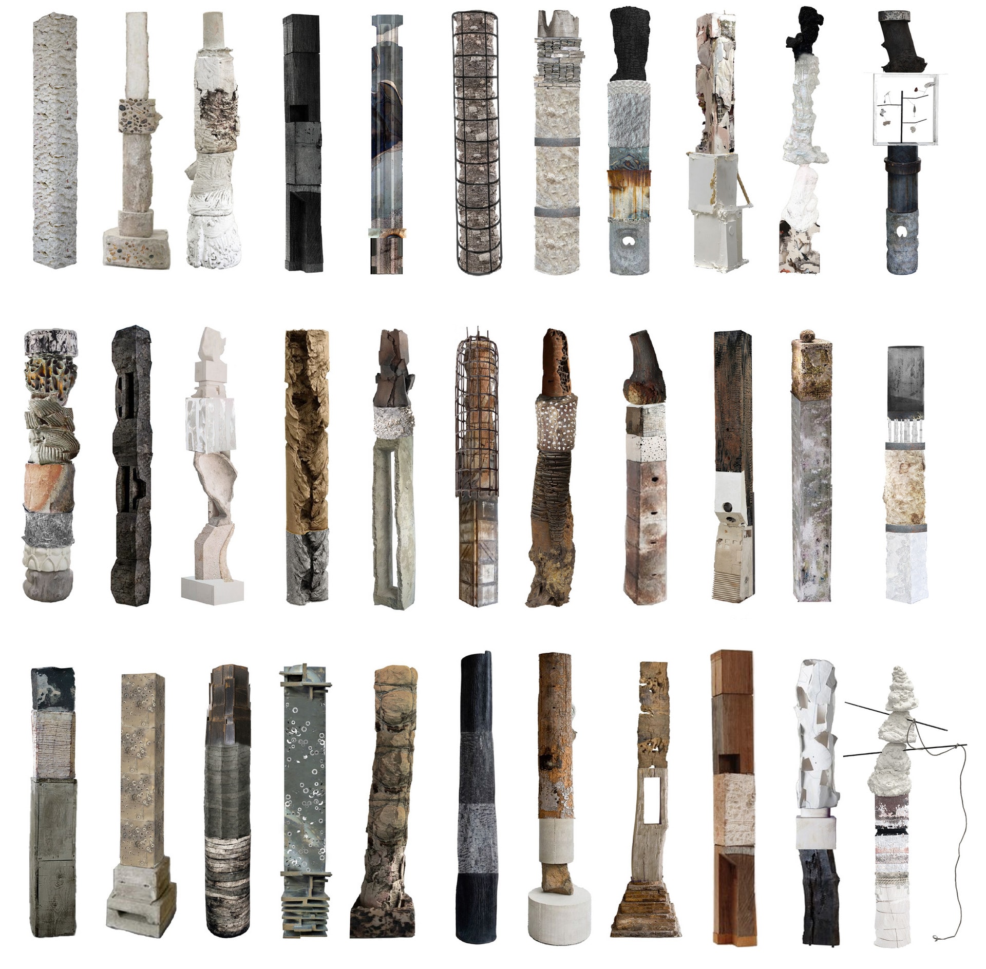 Collection of column designs 