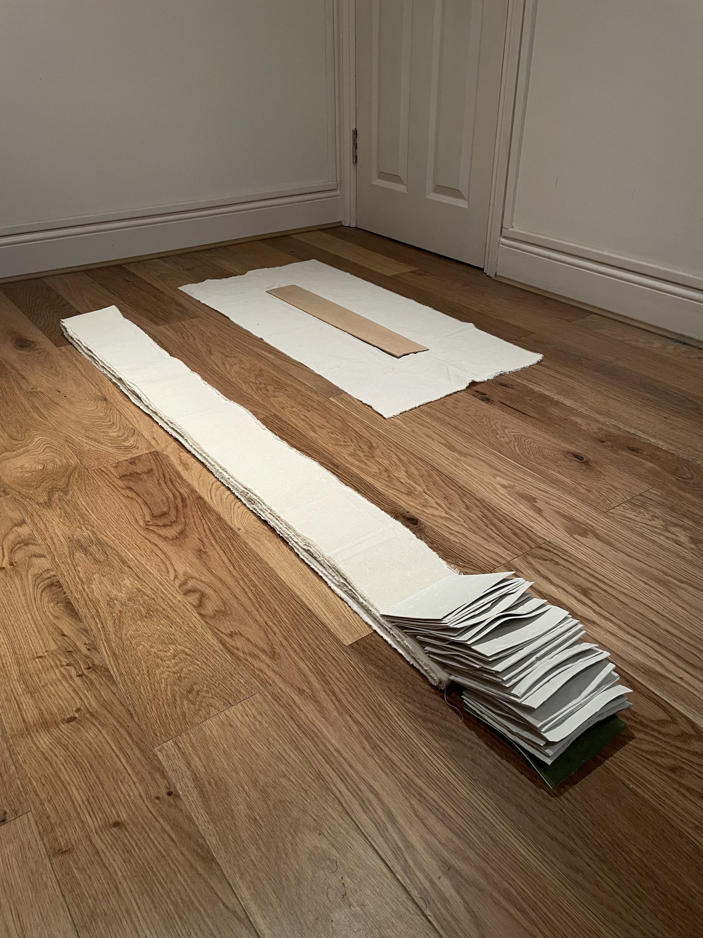 Folded long fabric, 2023