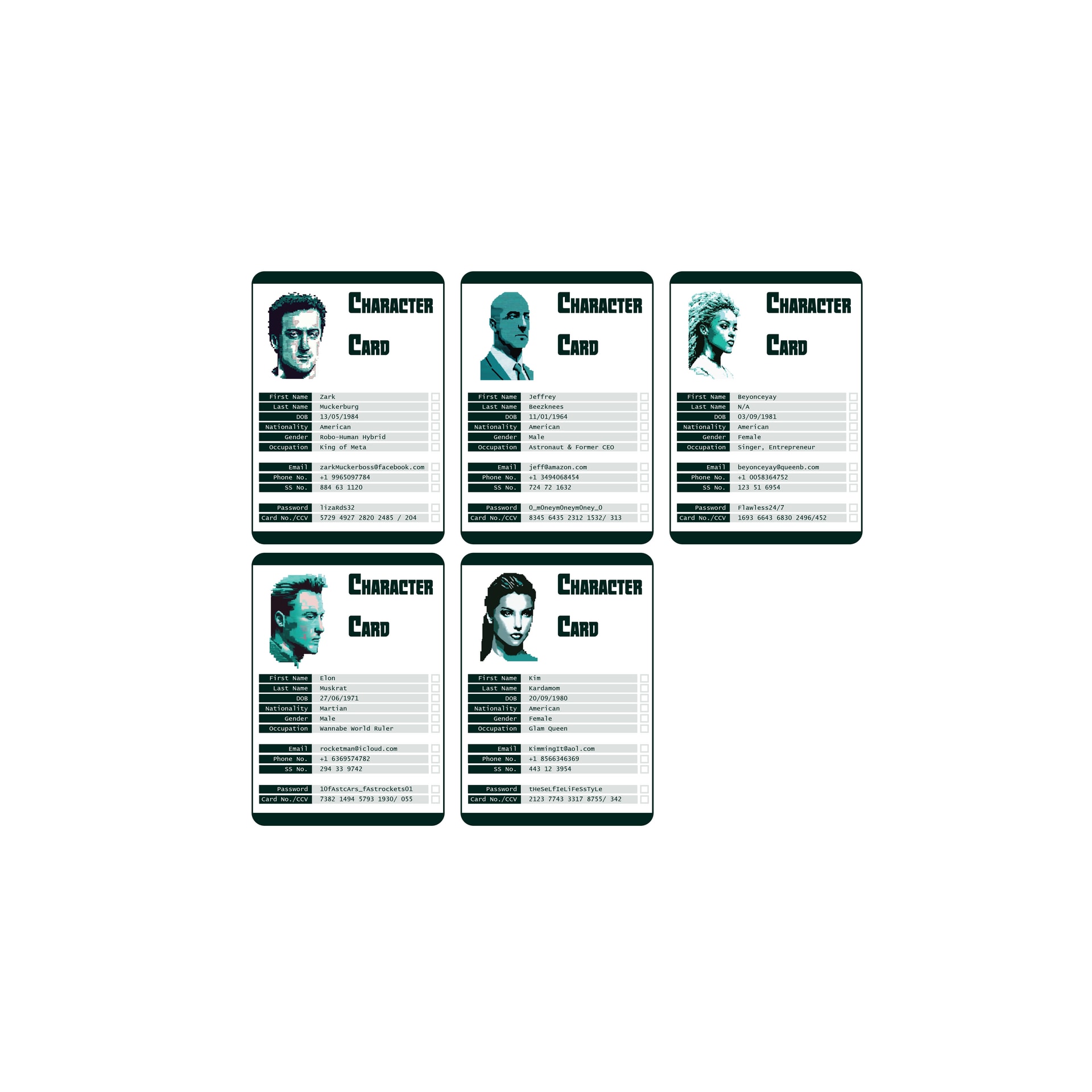 Character Cards