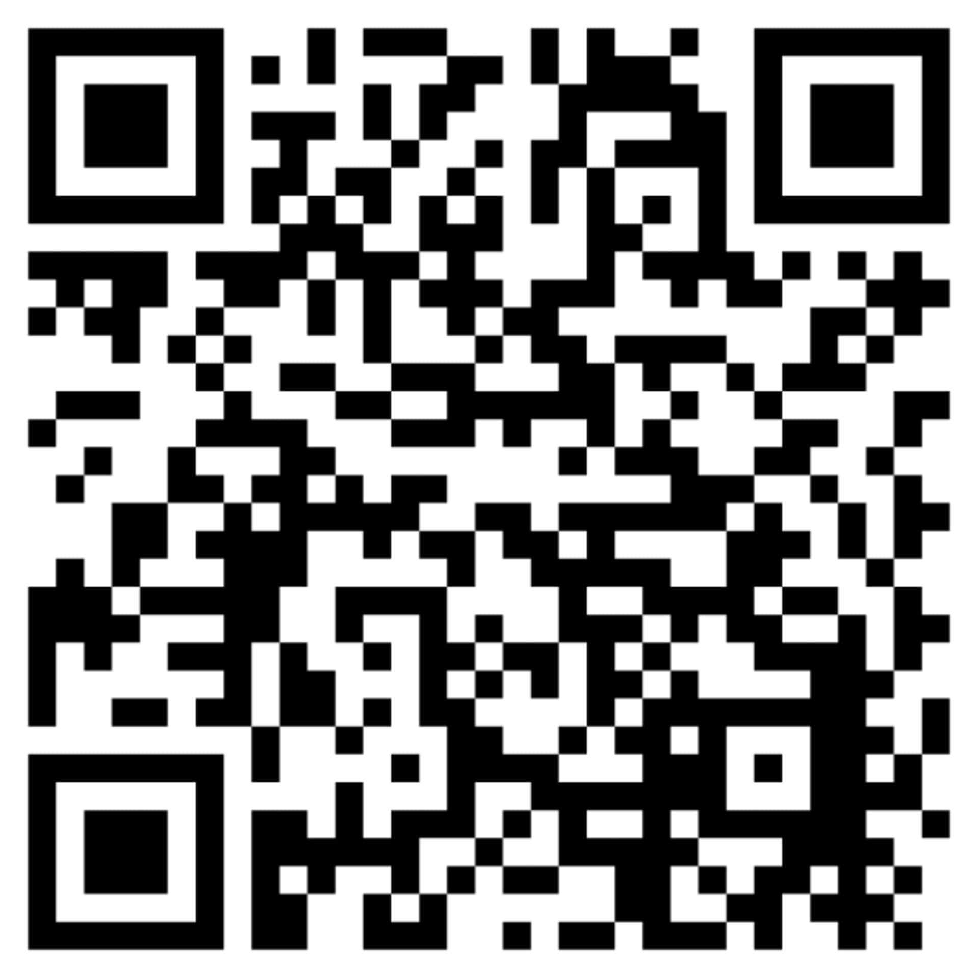 QR code for downloading the augmented reality app