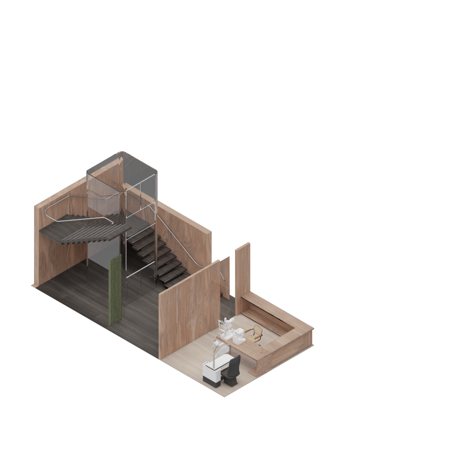 Vertical Circulation to Examination Room