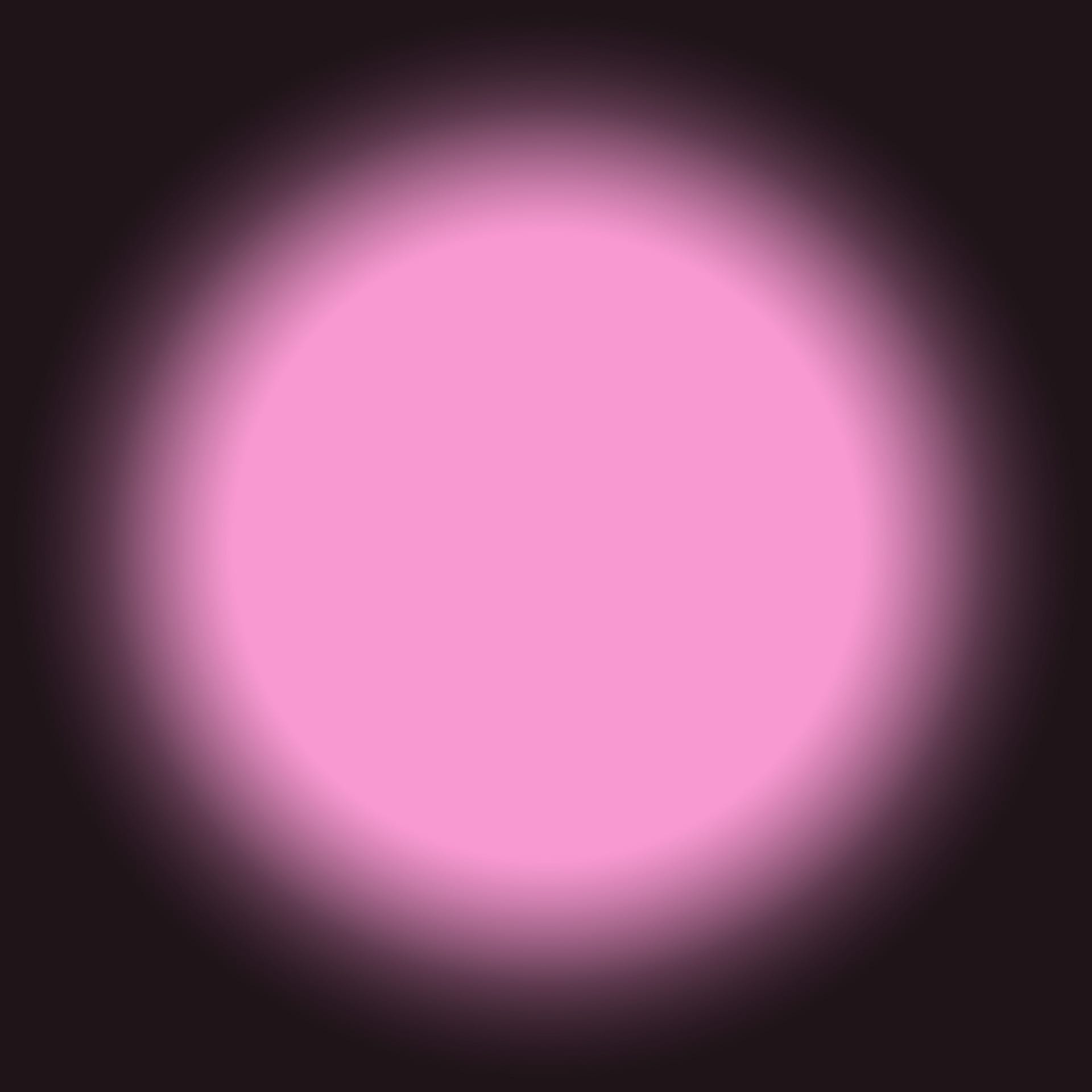 pink circular glow in black background