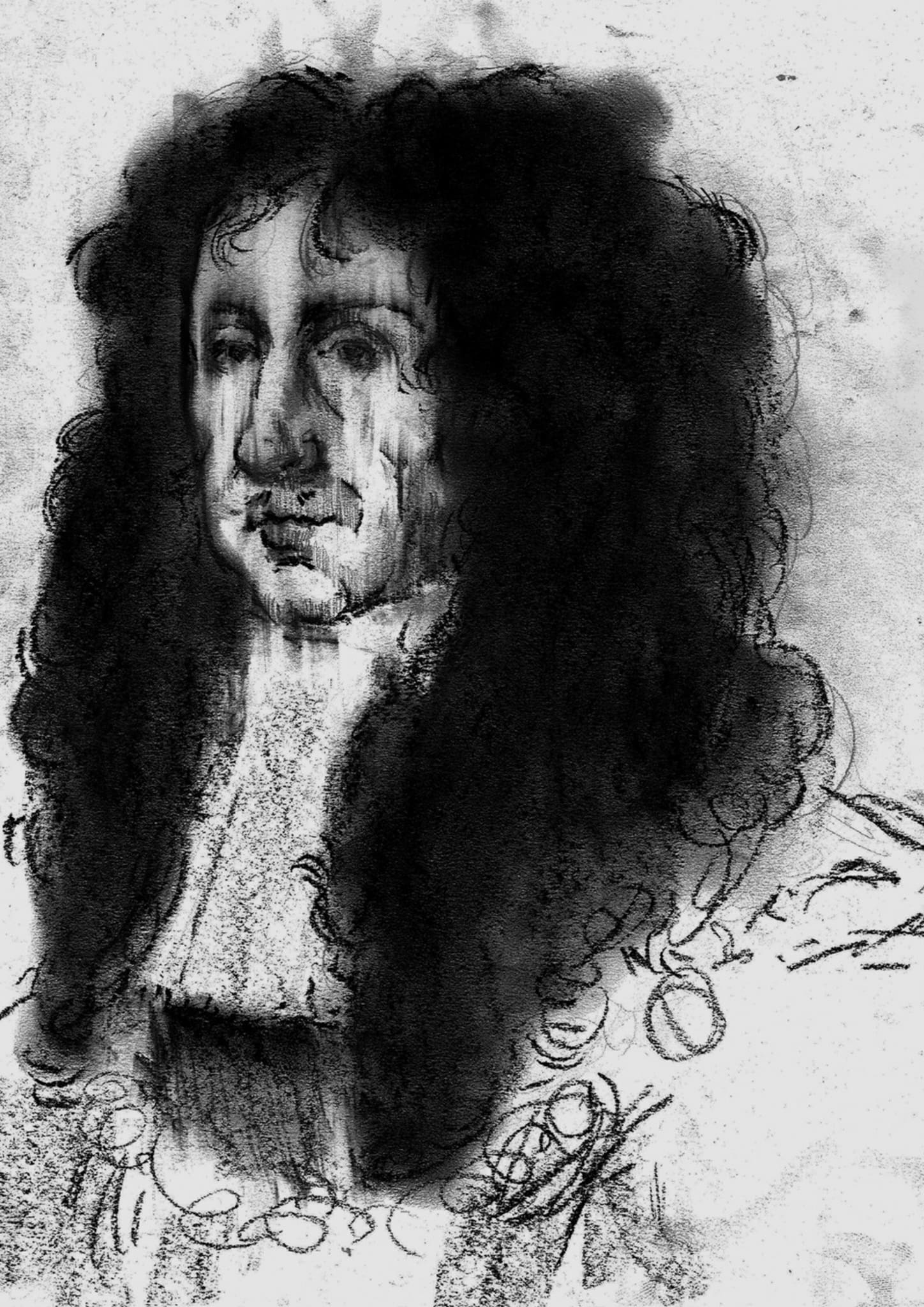 drawing of Charles II