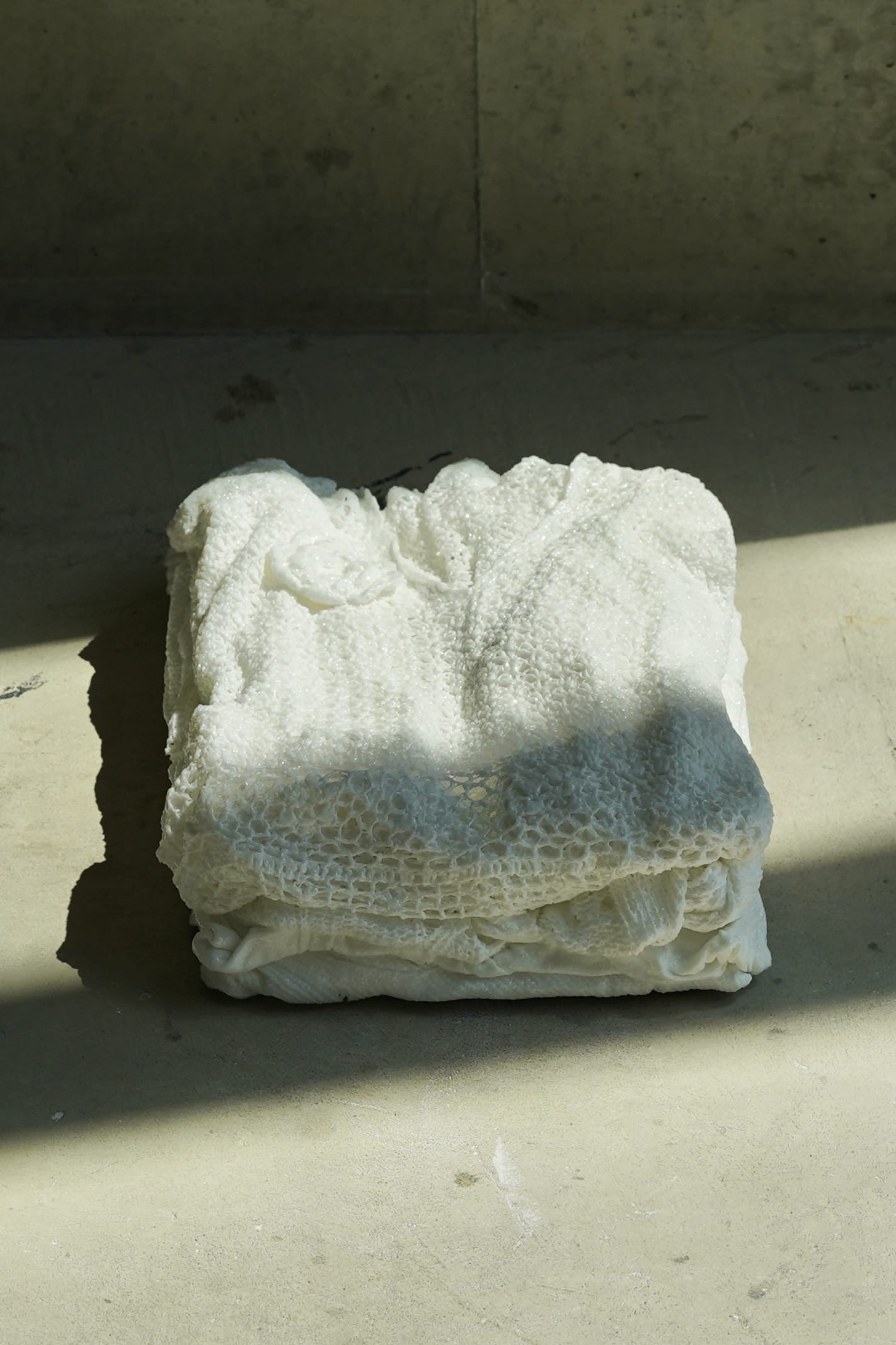 A white porcelain sweater