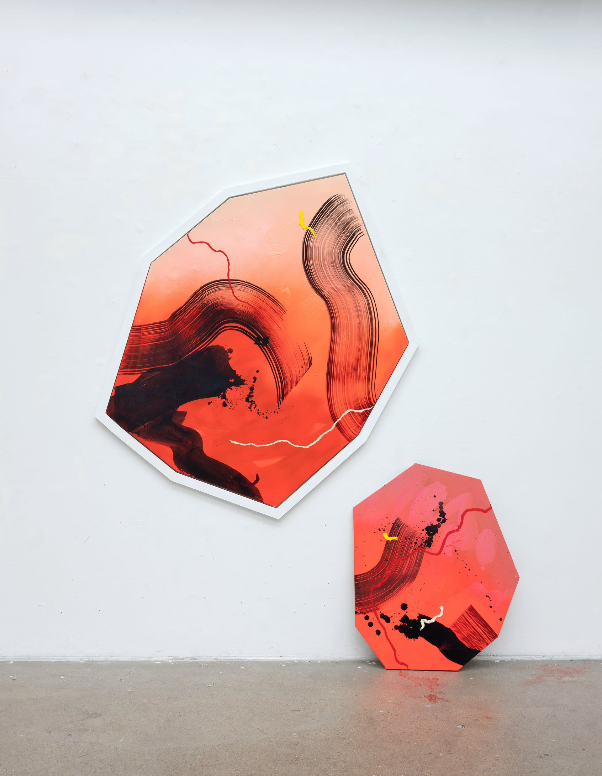 Shaped paintings