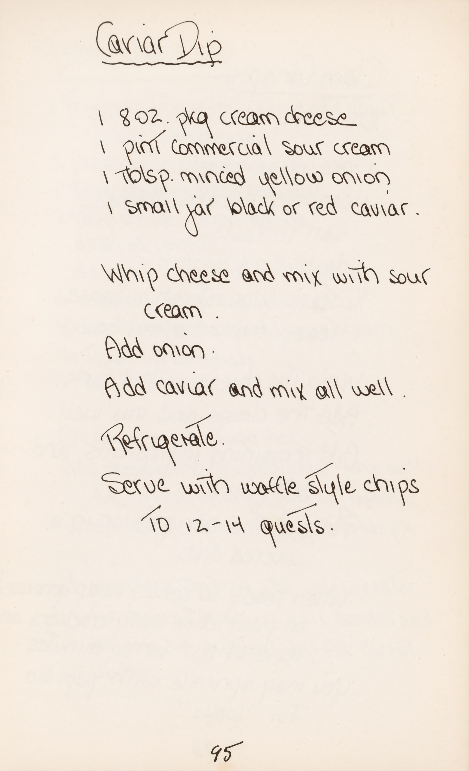 recipe page