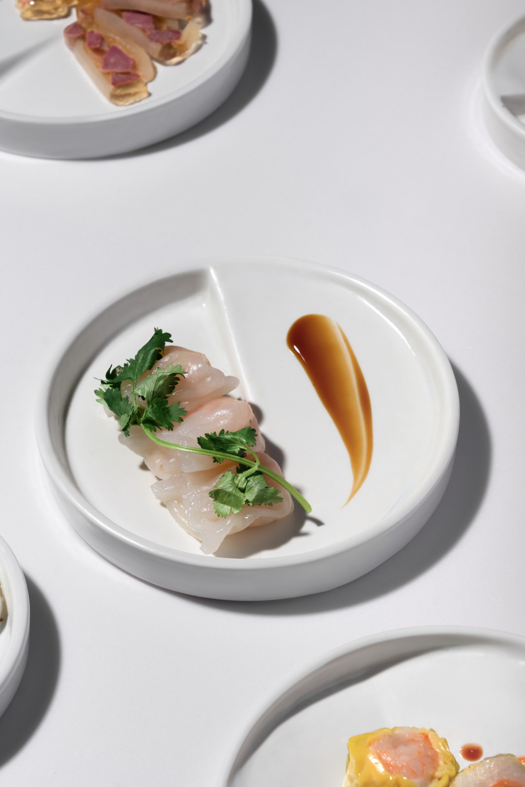 The Boundary Tableware Collection Present with food / Photography by Sanyue Shi