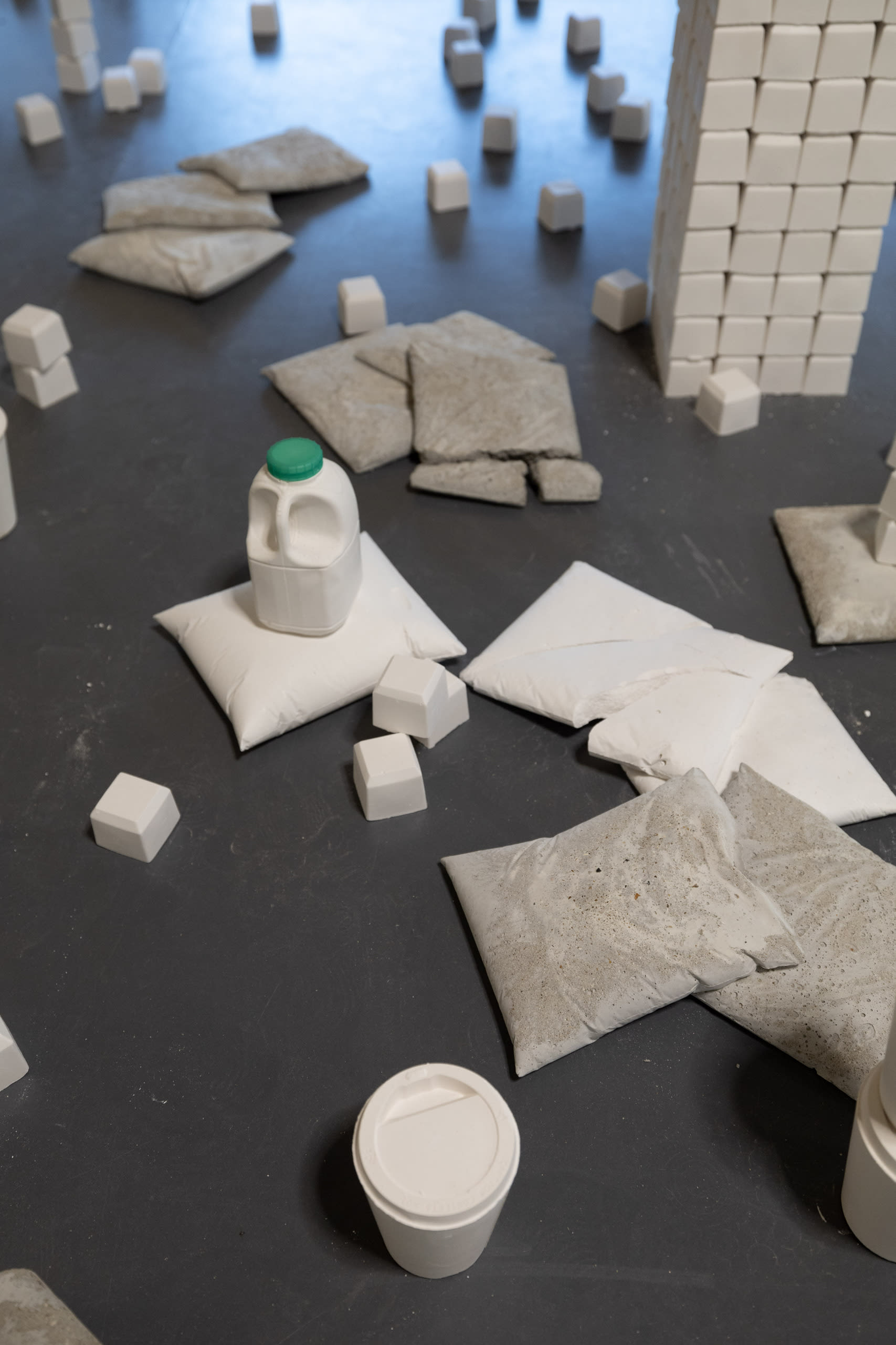 Iterations, Plaster, concrete and plastic