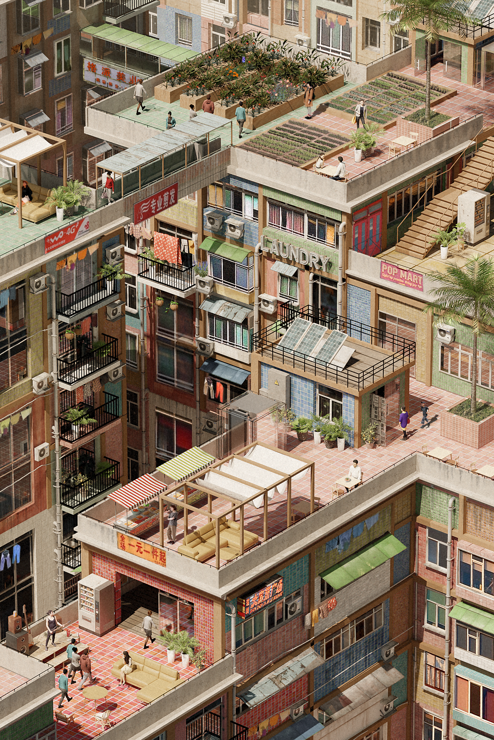 Roof Platform Renders