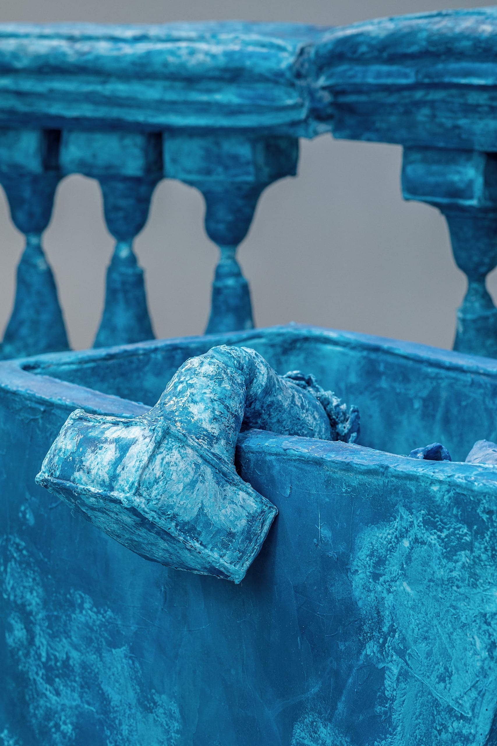Installation views of 'Sabão Azul e Água'  at the British Pavillion - Venice Biennale 2023