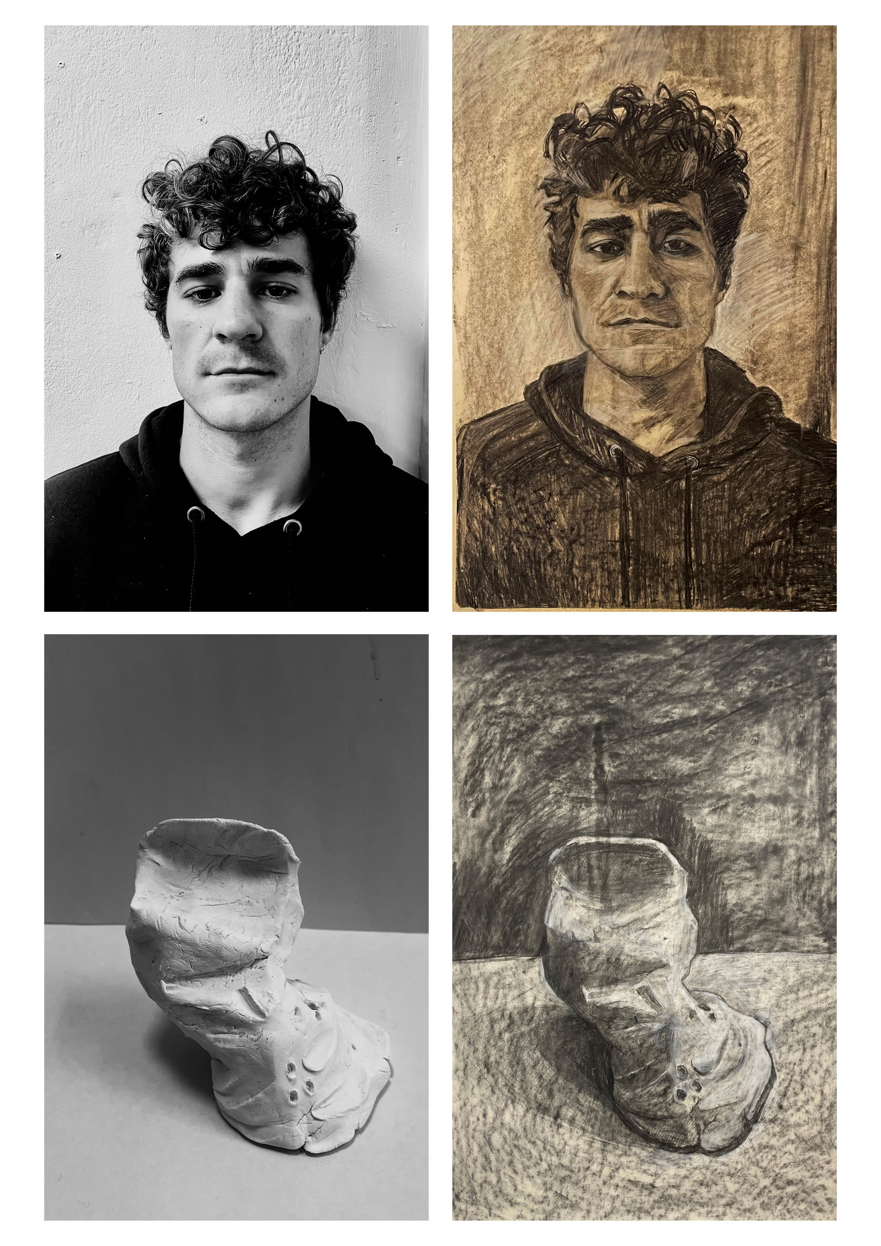 two model and two drawings